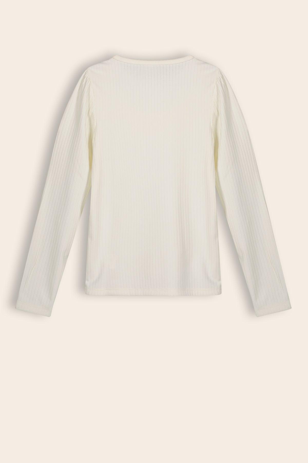 Kilian Pointelle Rib Jersey Top - NoNo Kidswear