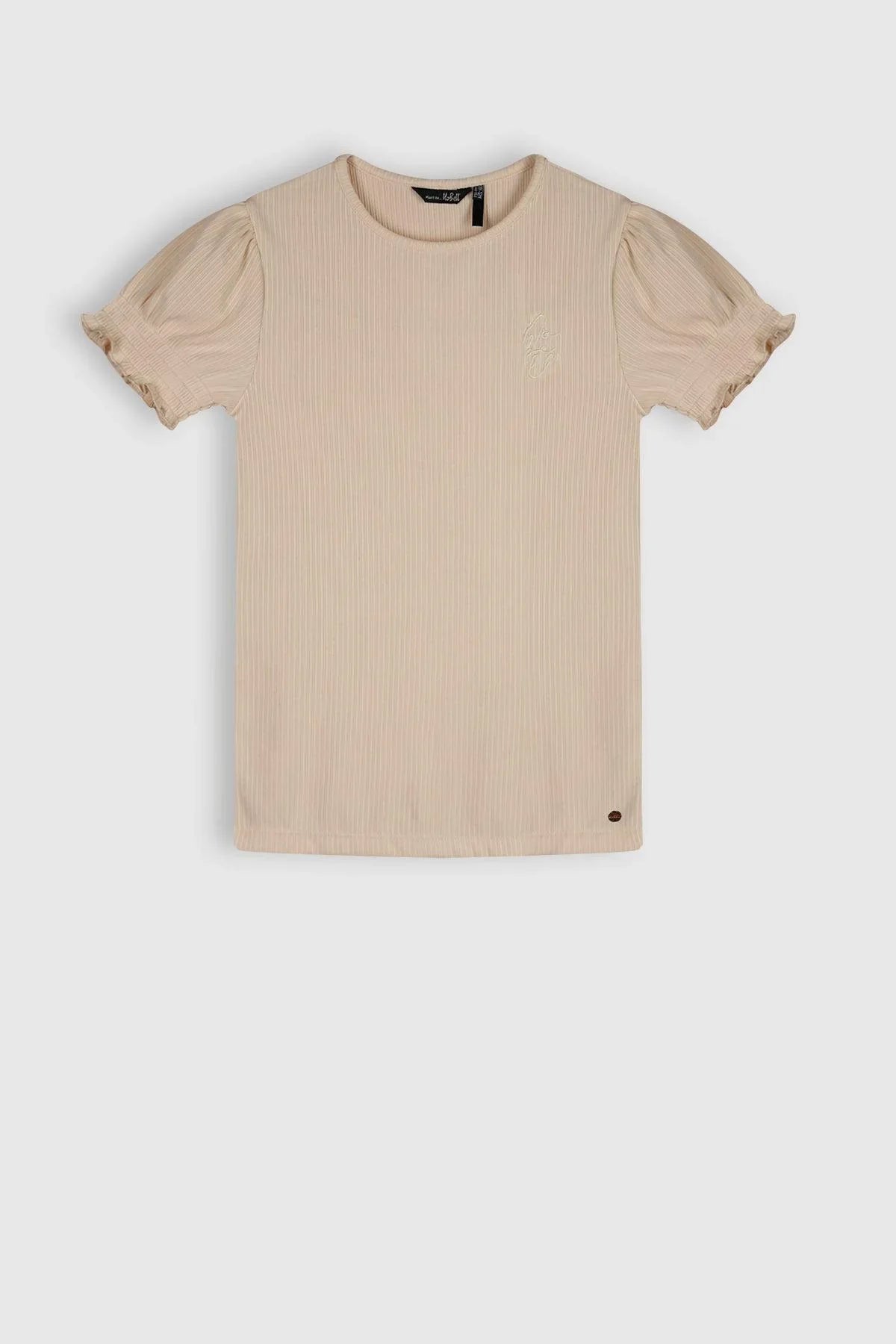 Kooka Rib Jersey Tshirt Champagne - NoNo Kidswear