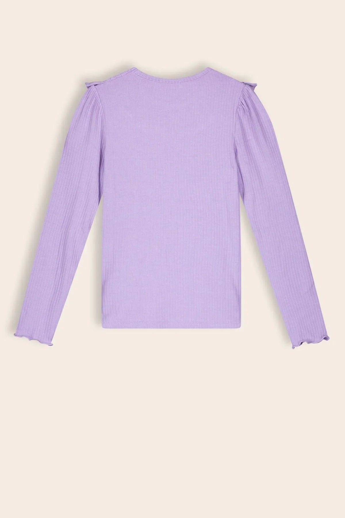 Kris Rib Jersey T-shirt Ruches en Smock - NoNo Kidswear