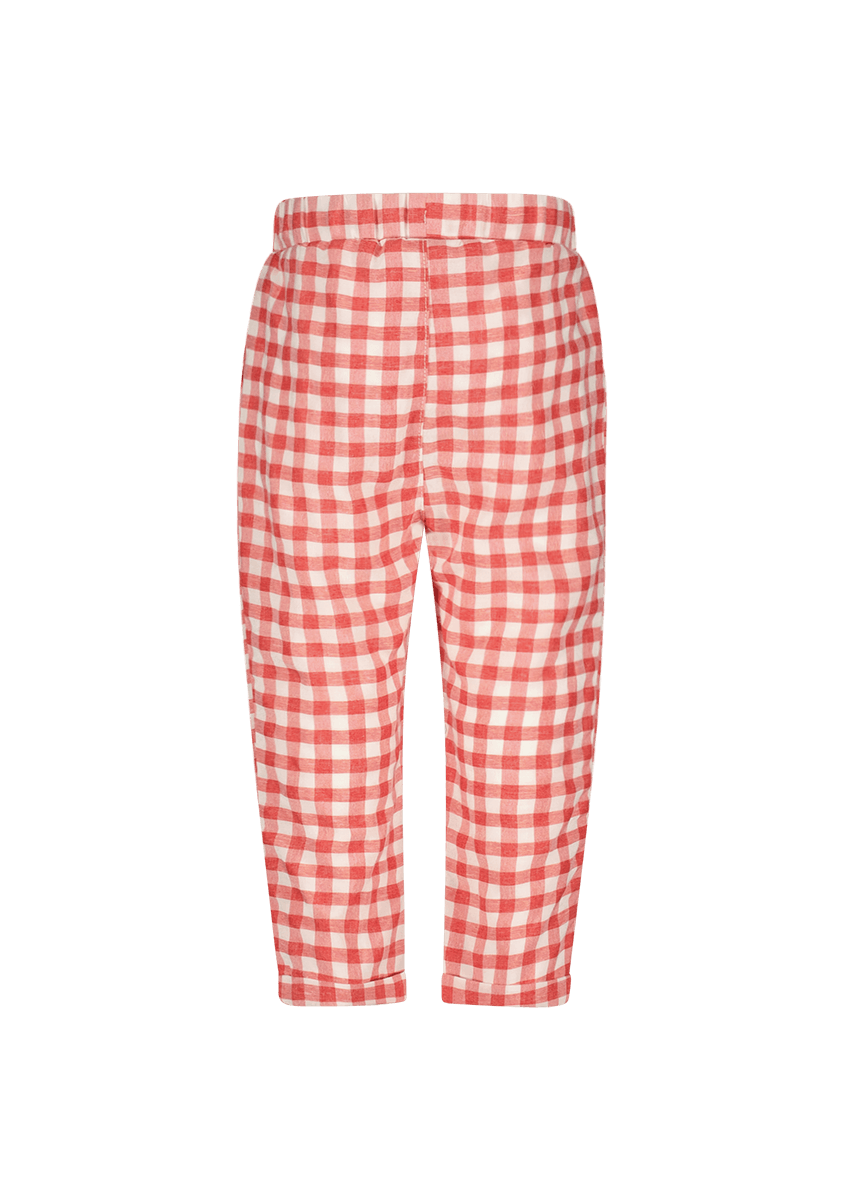Luka pants red check - The New Chapter Store