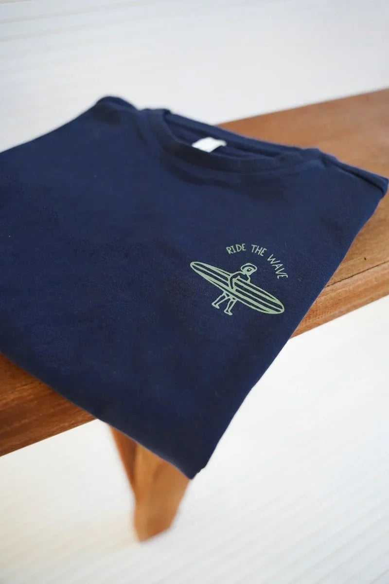 Manu t-shirt blue - The New Chapter Store
