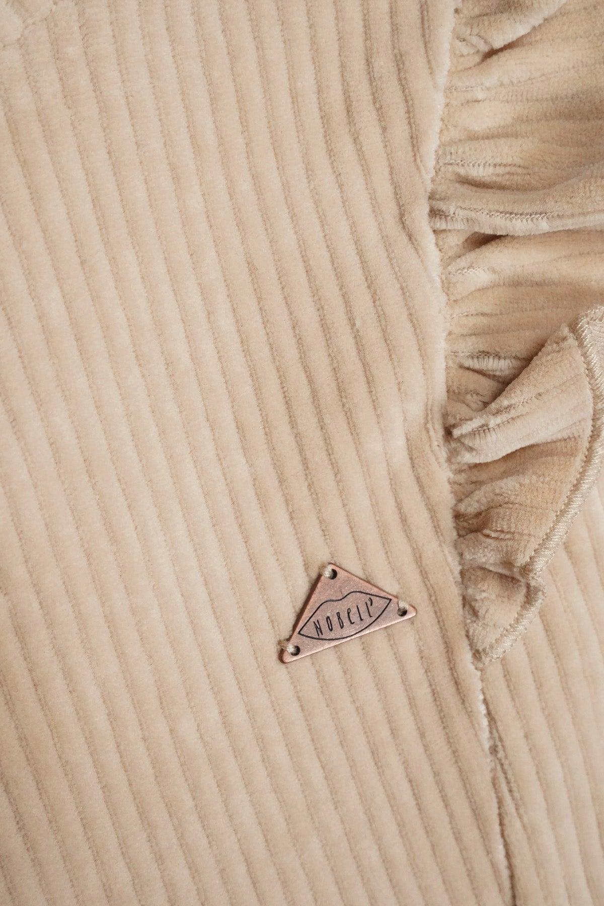 Max Velvet Rib Jersey Skater Jurk - NoNo Kidswear