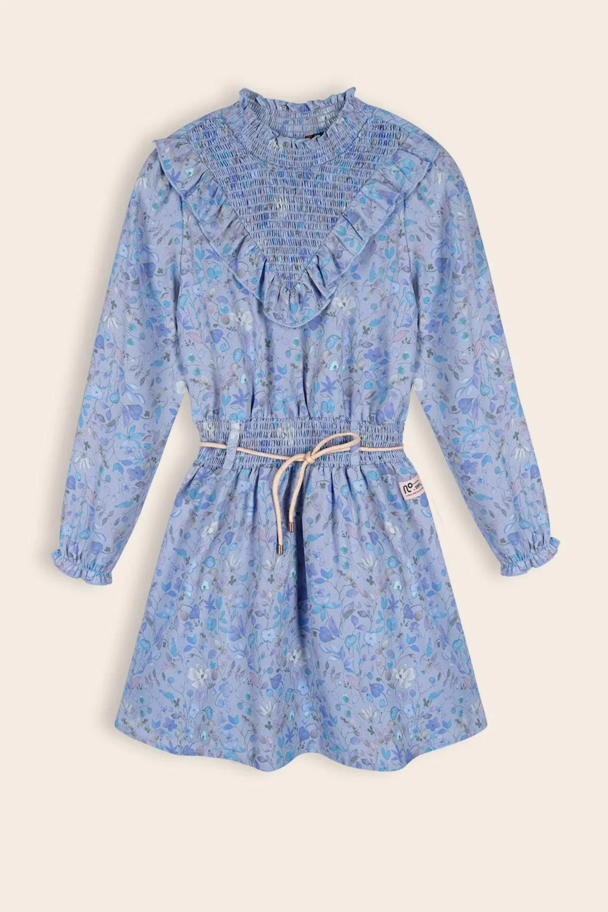 Mayana Violet Geprint Jurk - NoNo Kidswear