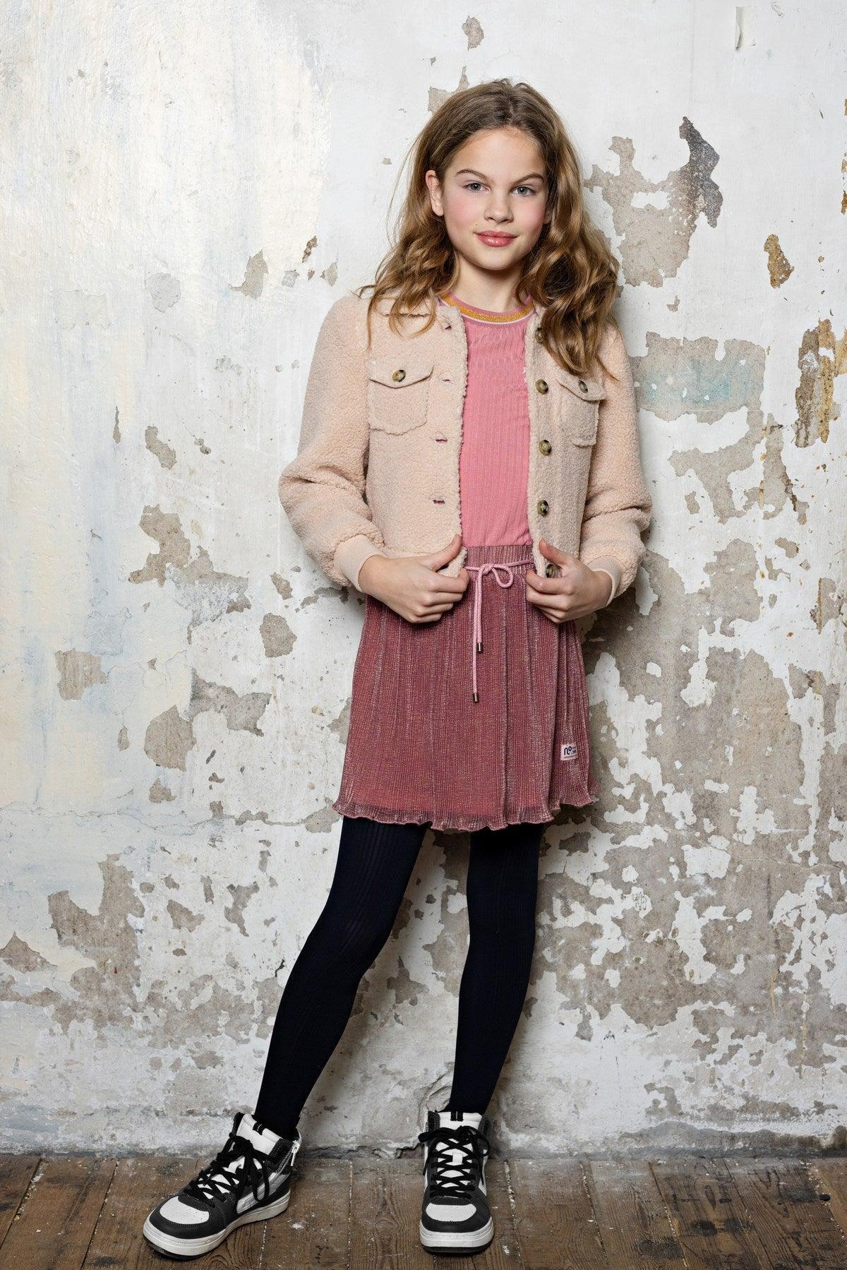 Merle Combi Jurk Crincle Voile Rok - NoNo Kidswear