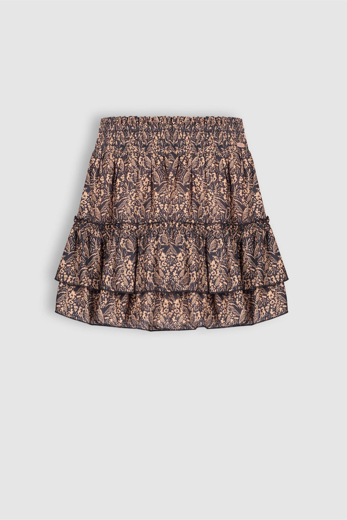 Najak Geprinte Korte Rok - NoNo Kidswear