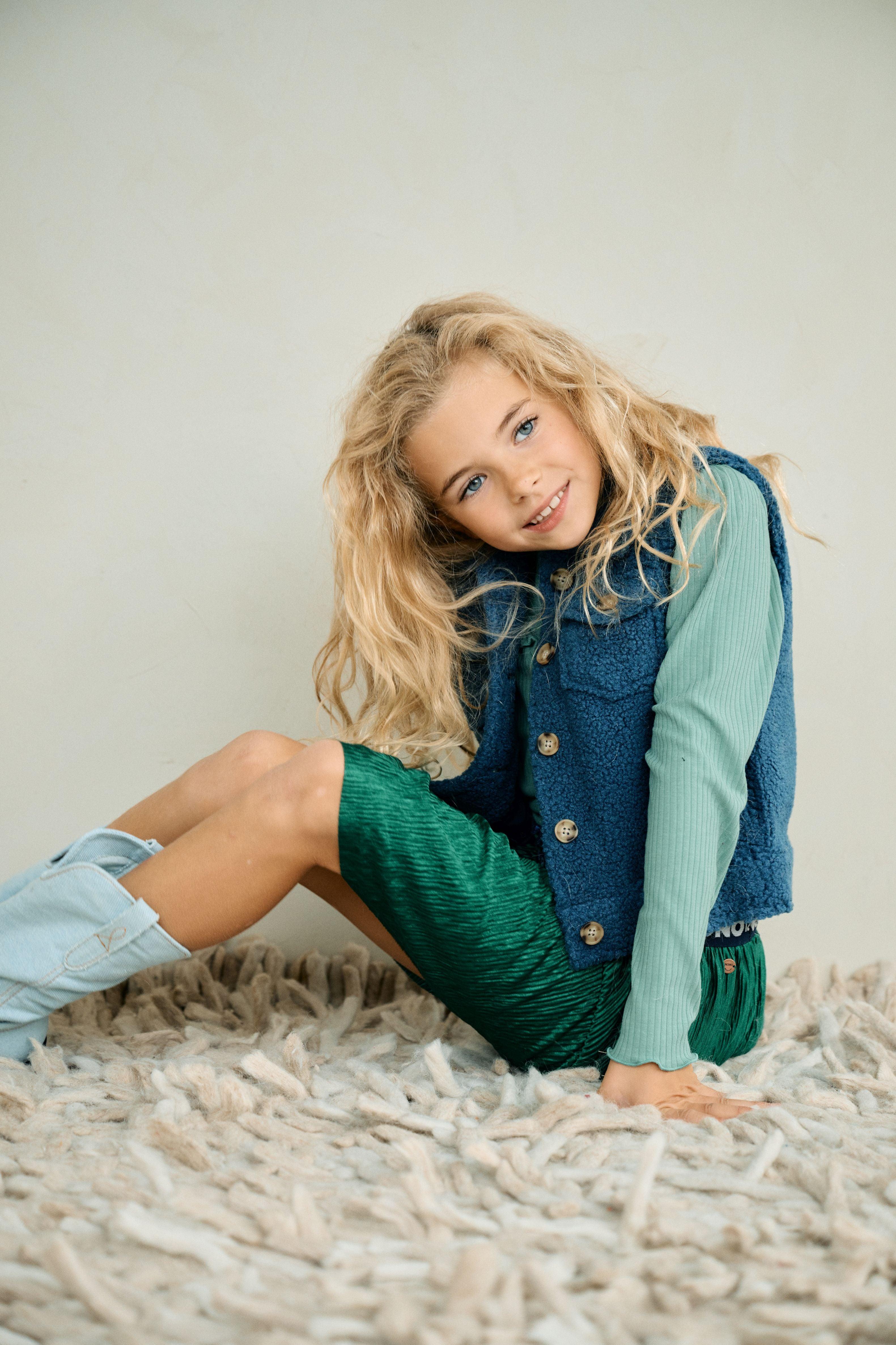 Nele Reversibe Plisse Rok - NoNo Kidswear