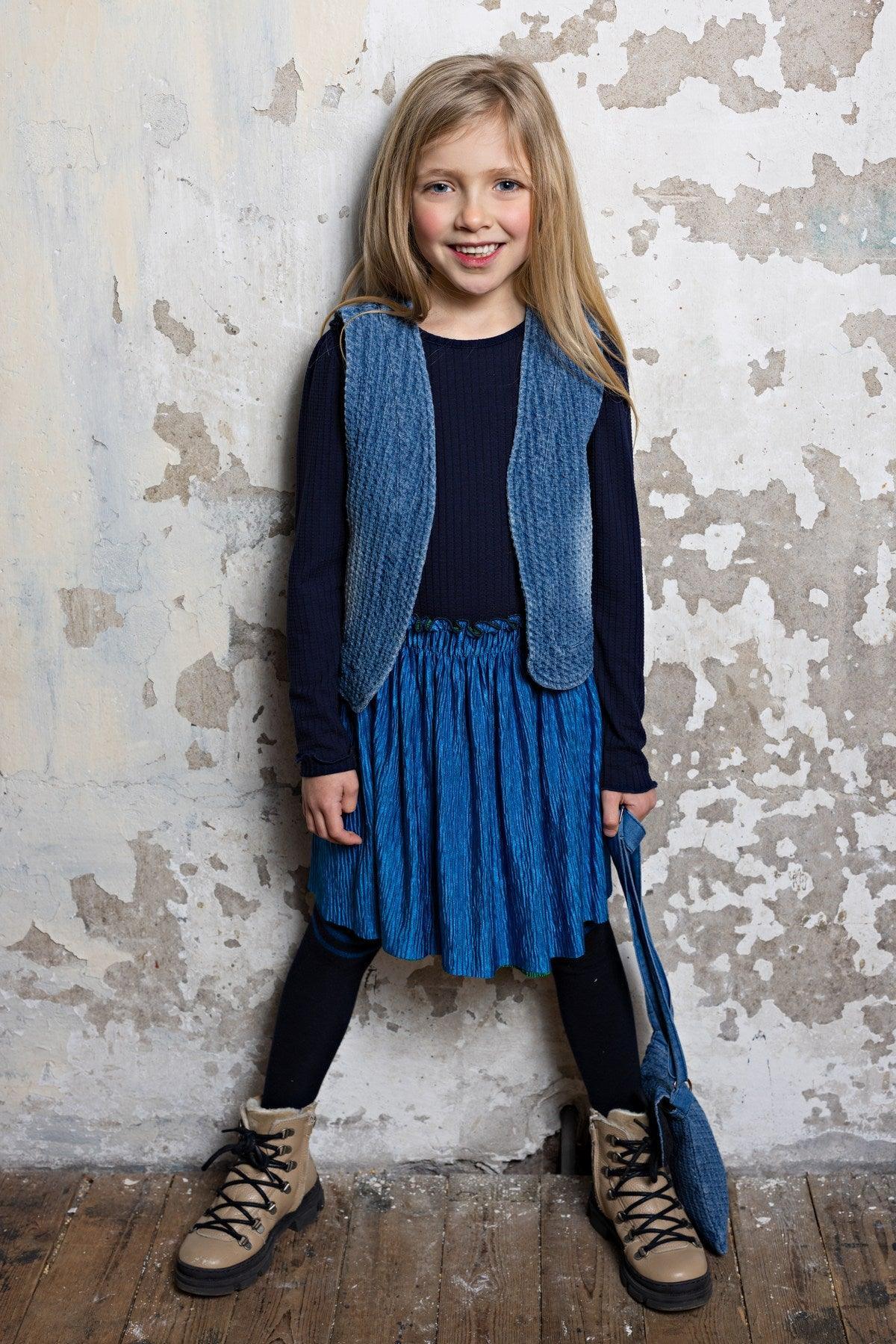 Nele Reversibe Plisse Rok - NoNo Kidswear