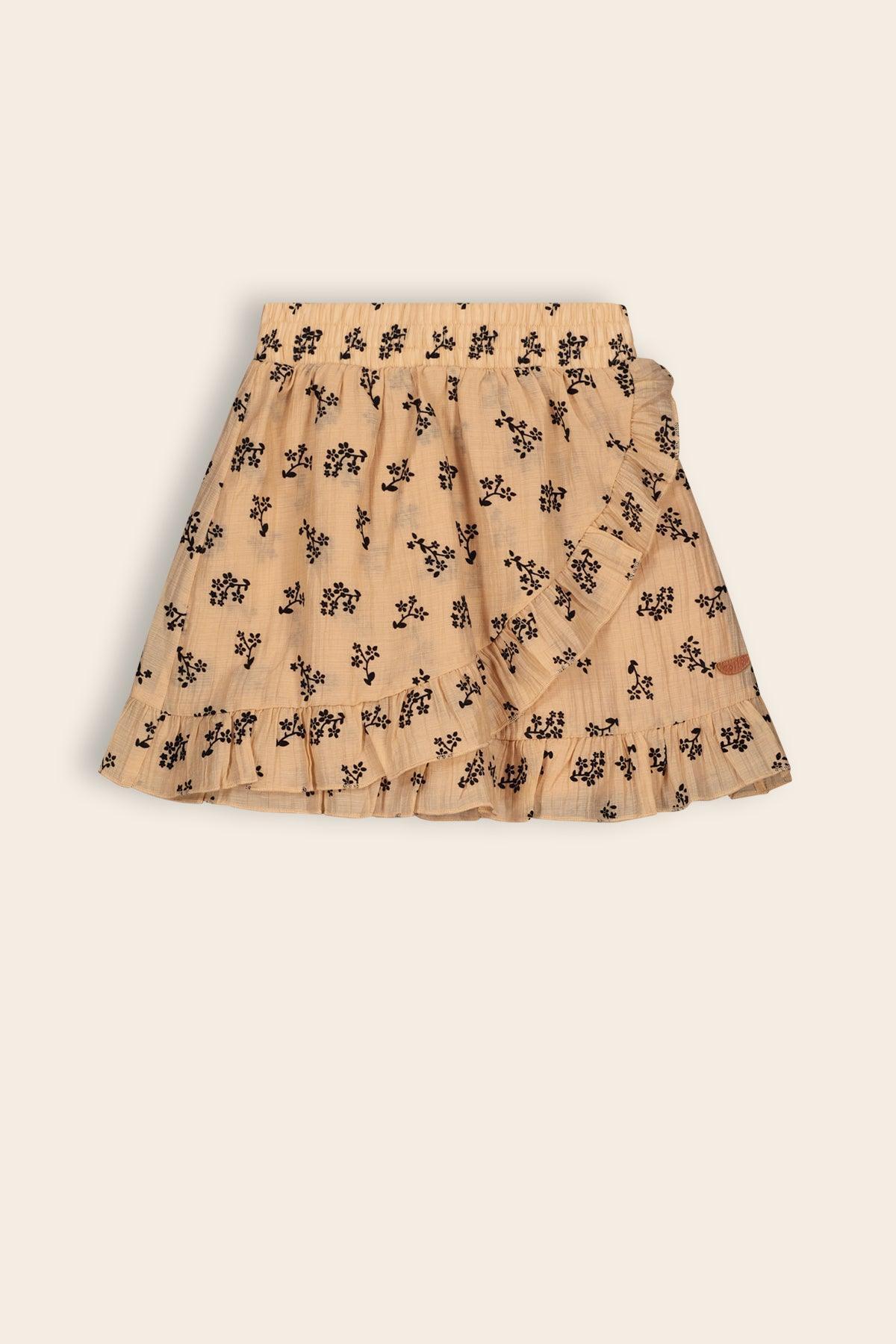 Nurion Crincle Voile Gebloemde Rok - NoNo Kidswear