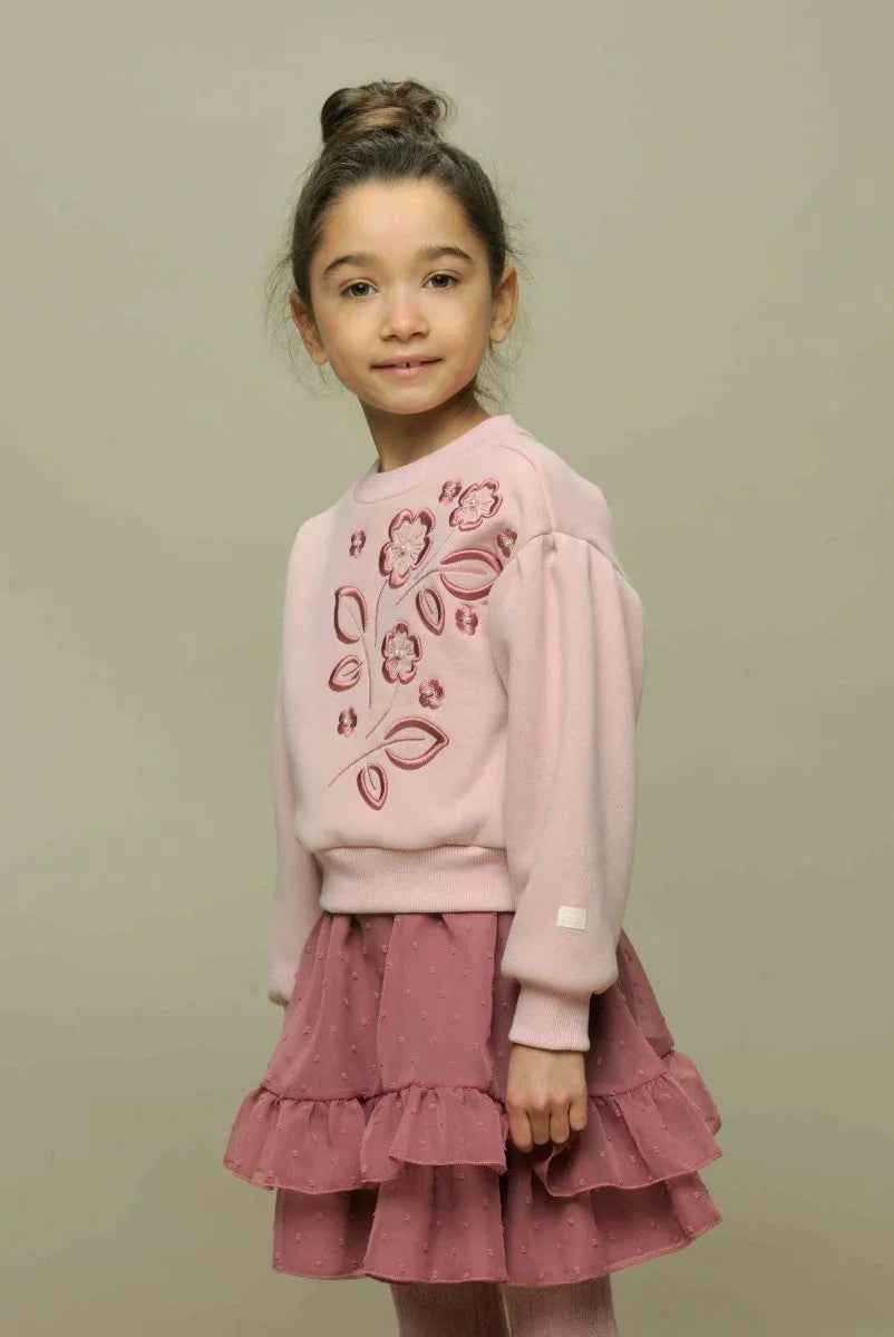 OLLADI bouquet embro sweater - Le Chic Fashion