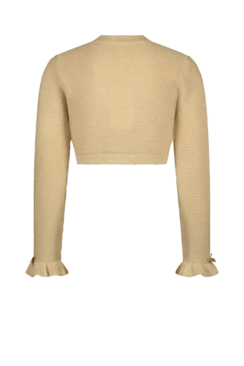 OMARA lurex knit bolero - Le Chic Fashion