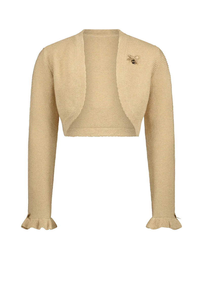 OMARA lurex knit bolero - Le Chic Fashion