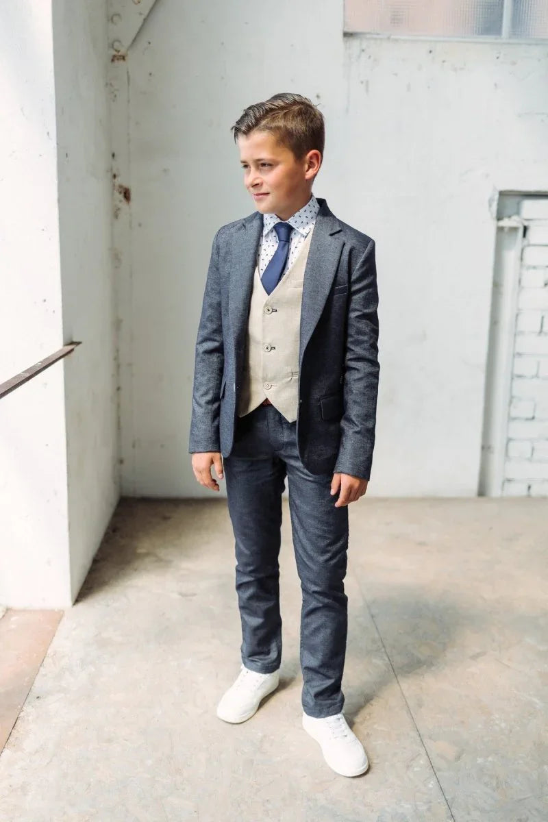 Philipe pantalon indigo -Broeken - Red+Blu