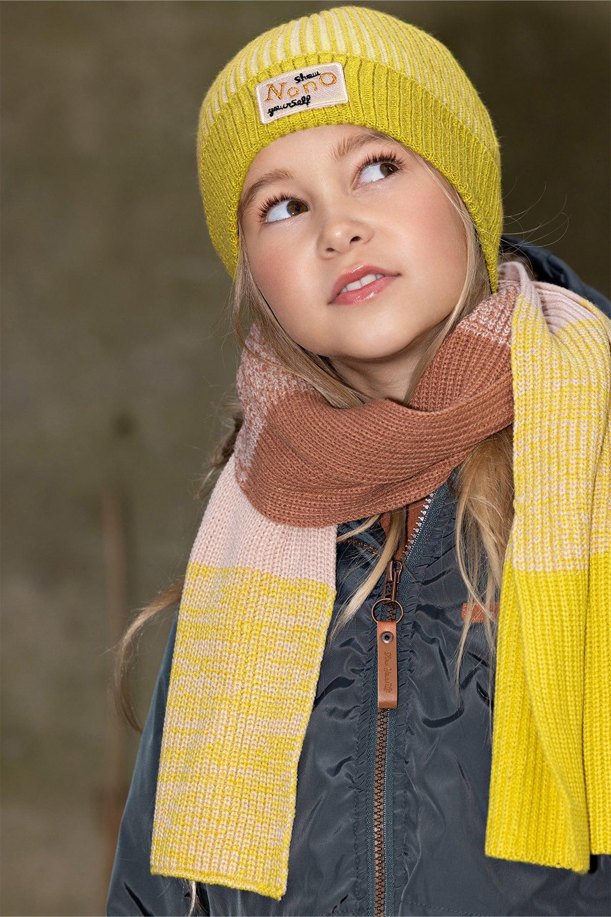 Radient Colorblock Sjaal & Muts Set - NoNo Kidswear