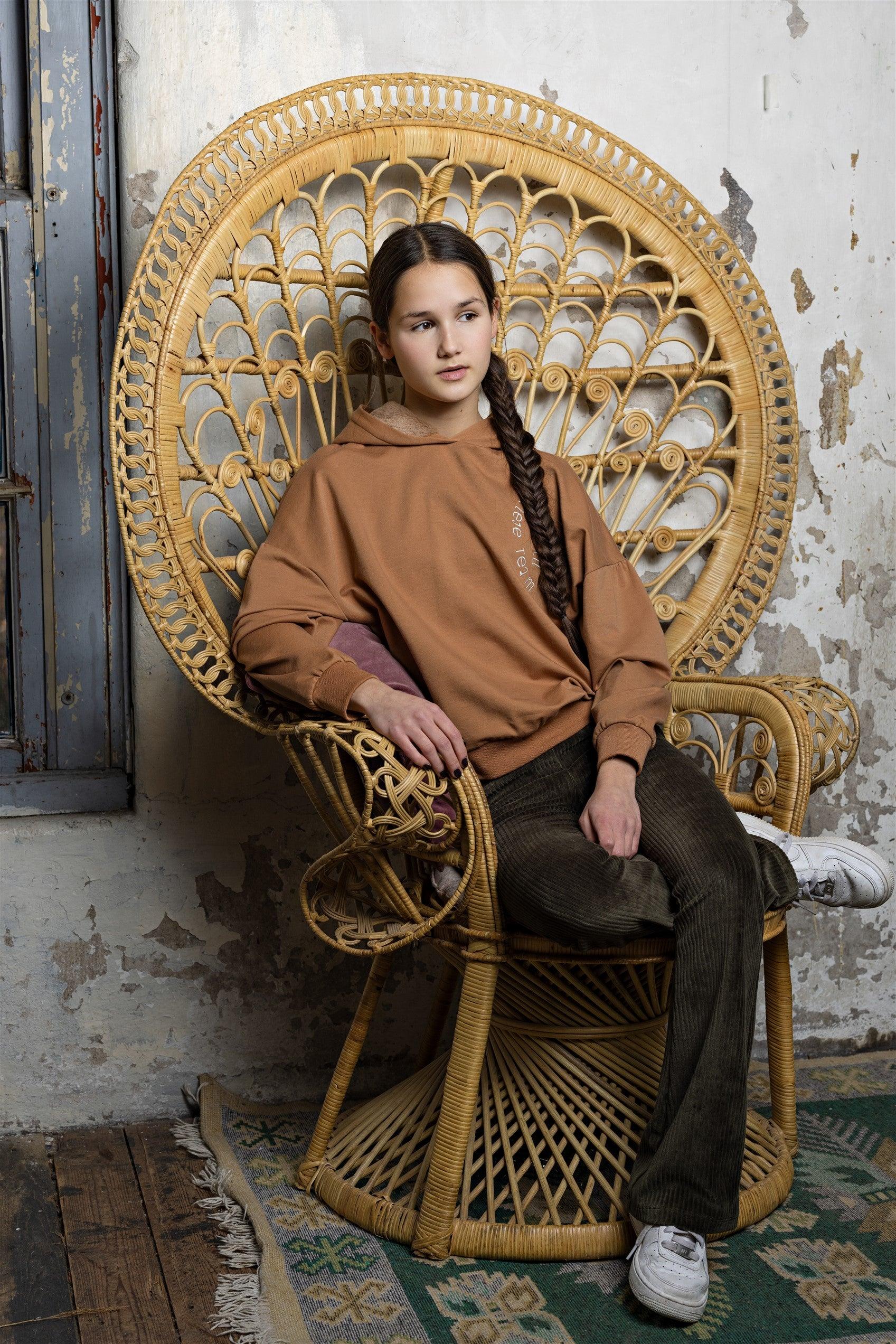 Sada Velvet Rib Flared Broek - NoNo Kidswear