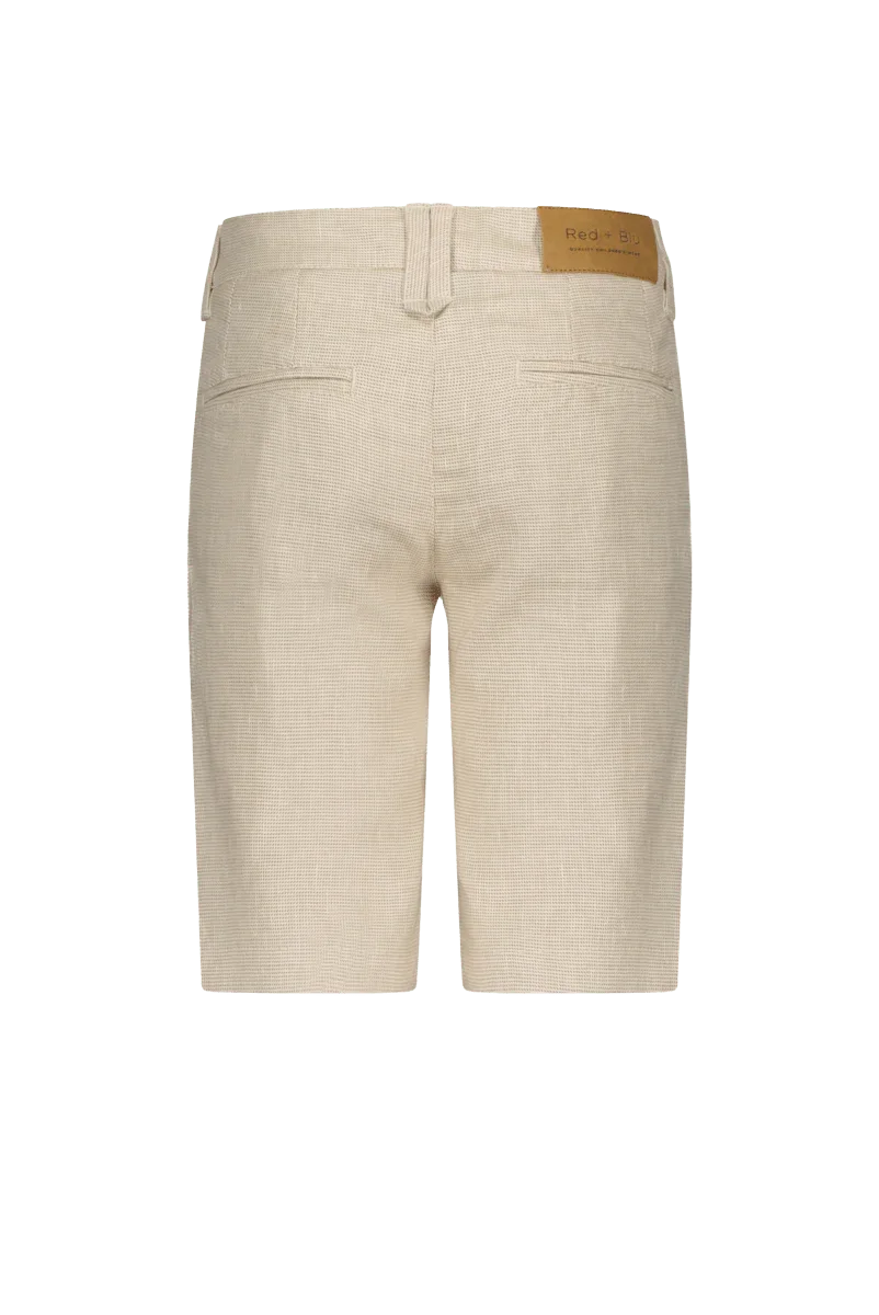 Simon bermuda gemeleerd zand -Broeken - Red+Blu
