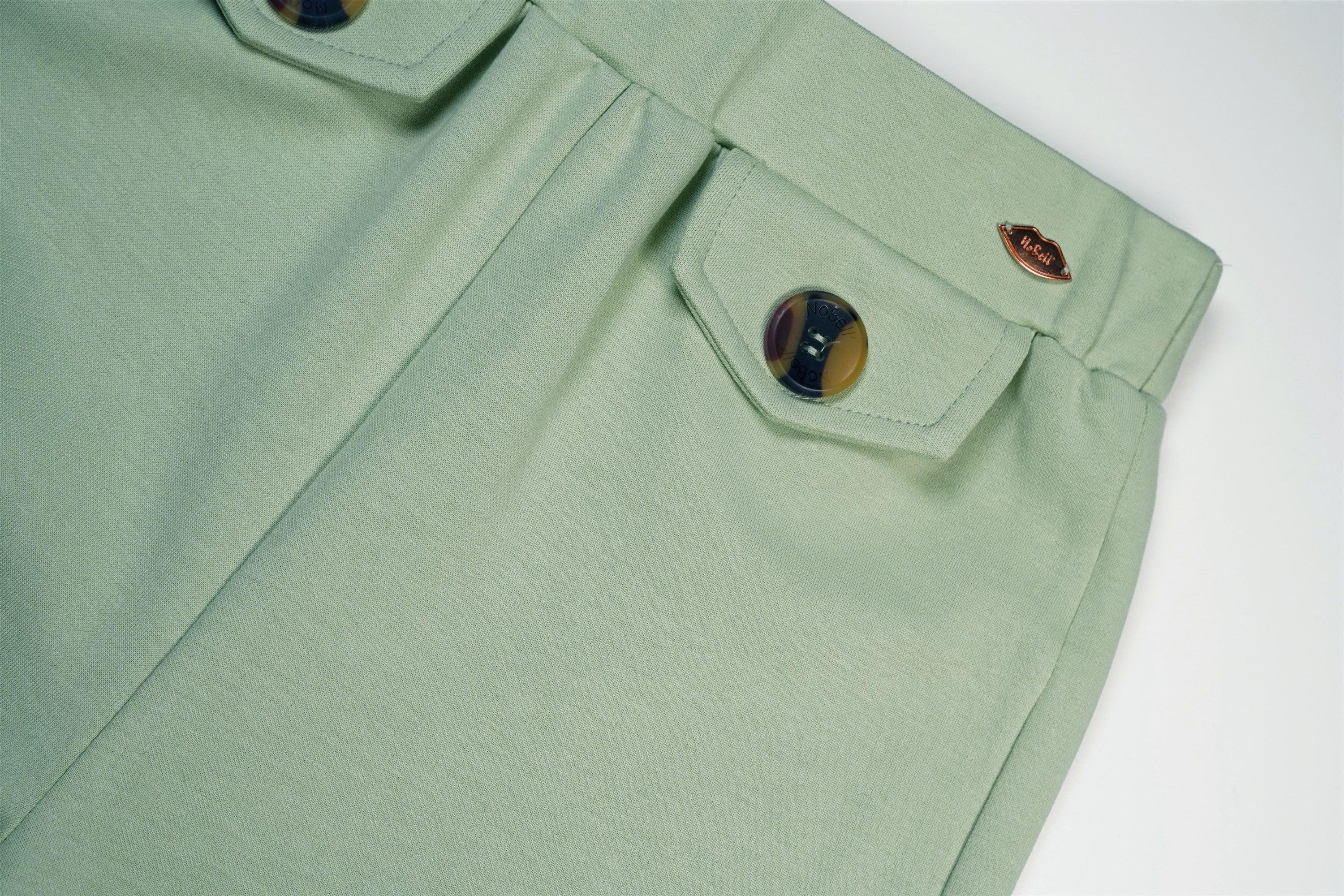 Sinua Palazzo Pique Broek - NoNo Kidswear