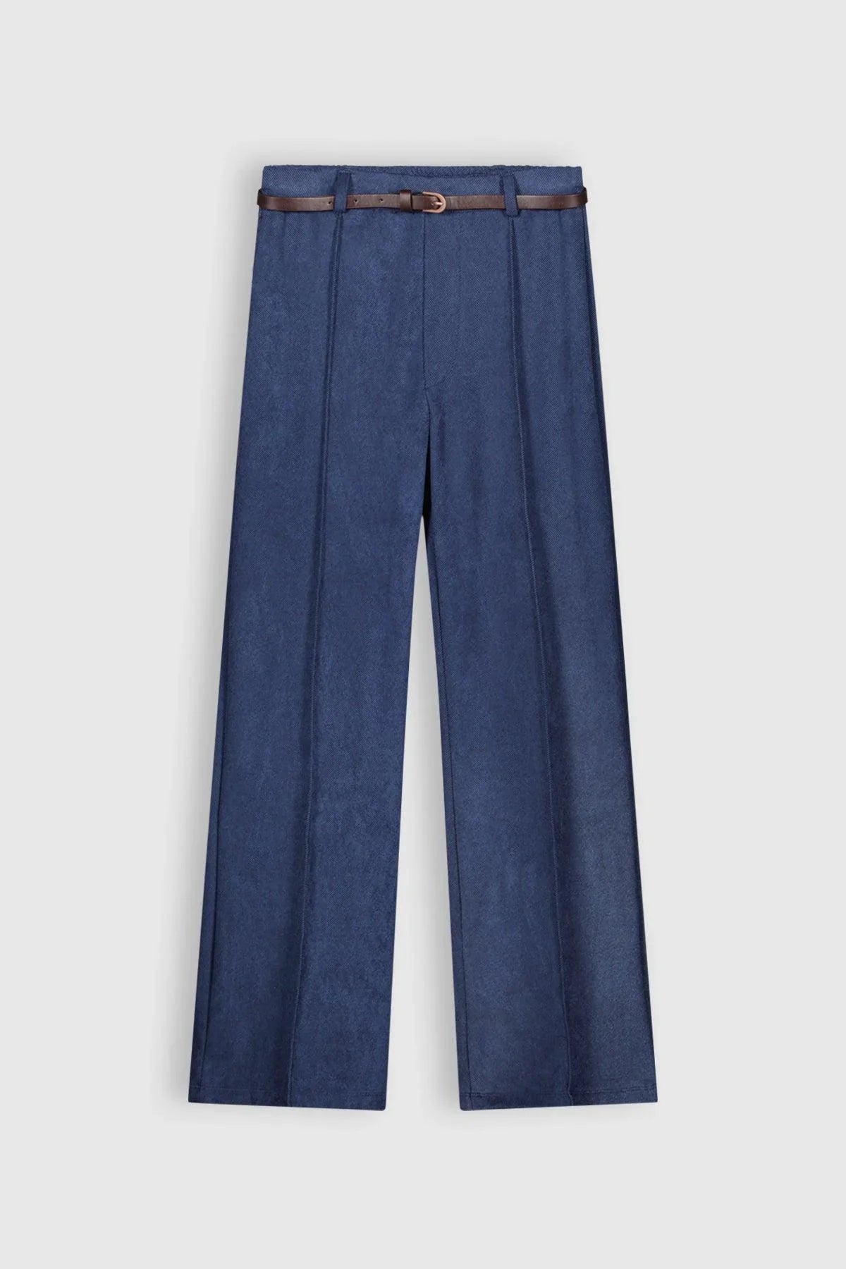 Slim Twill Jersey Wijde Pijp Broek - NoNo Kidswear