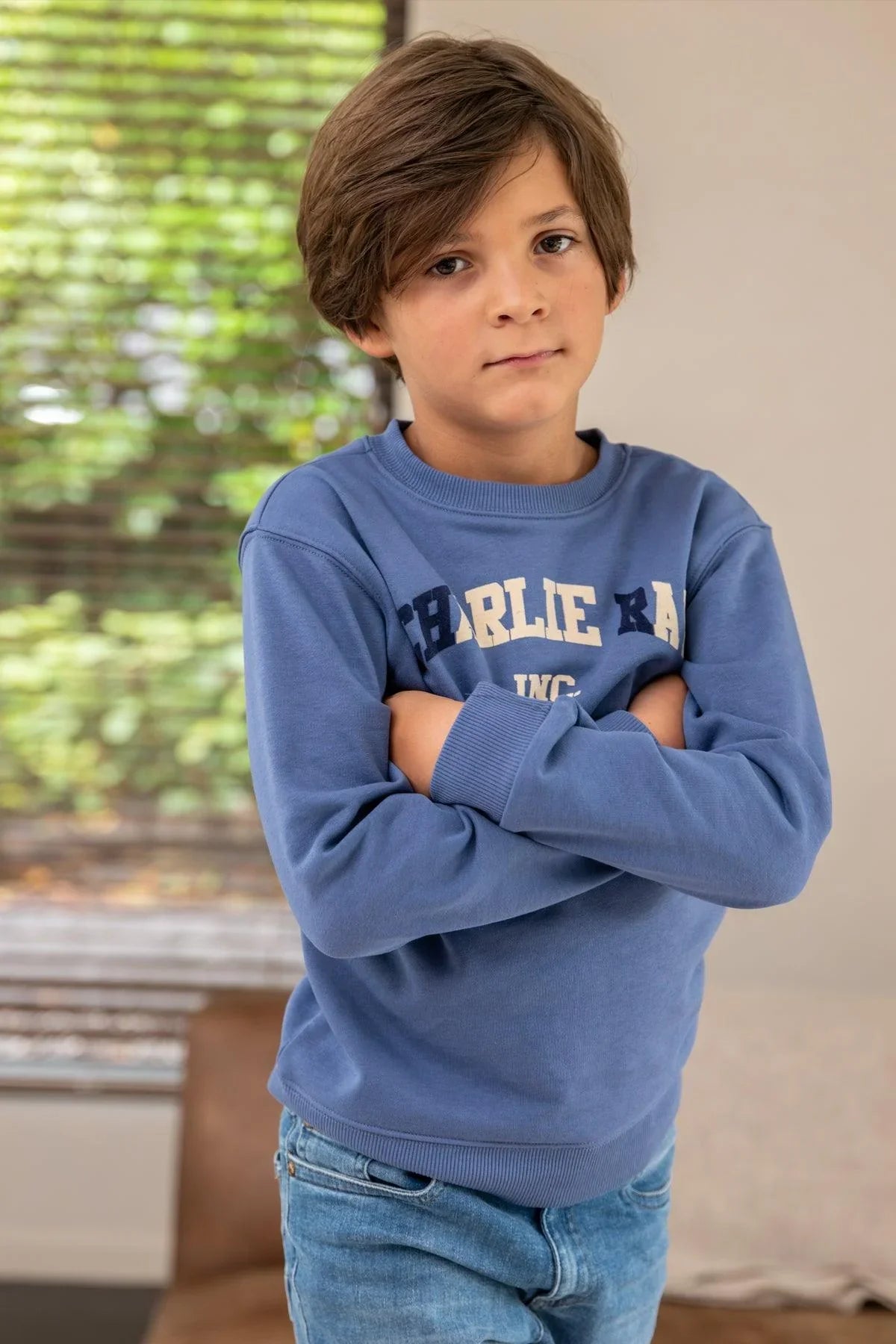 Charlie Ray Sweater Charlie Blue Denim - LikeFlo