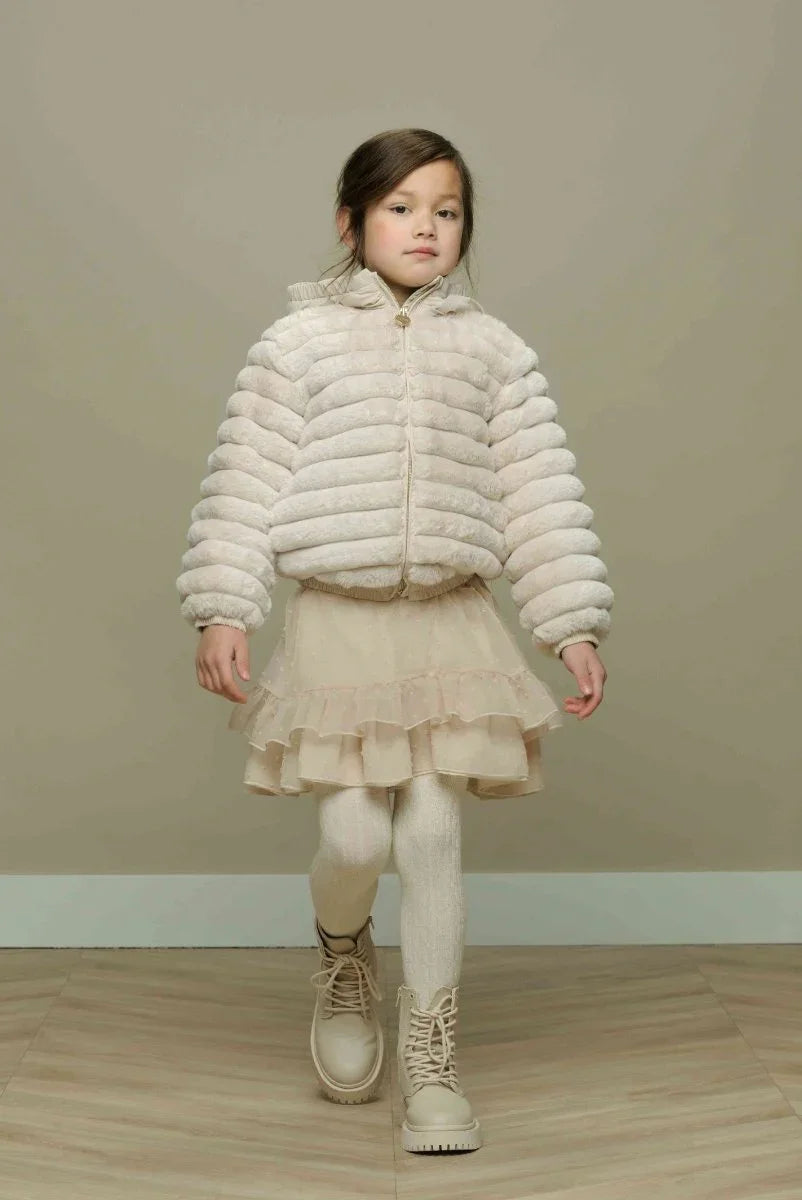 TAMAR dotted mesh skirt - Le Chic Fashion