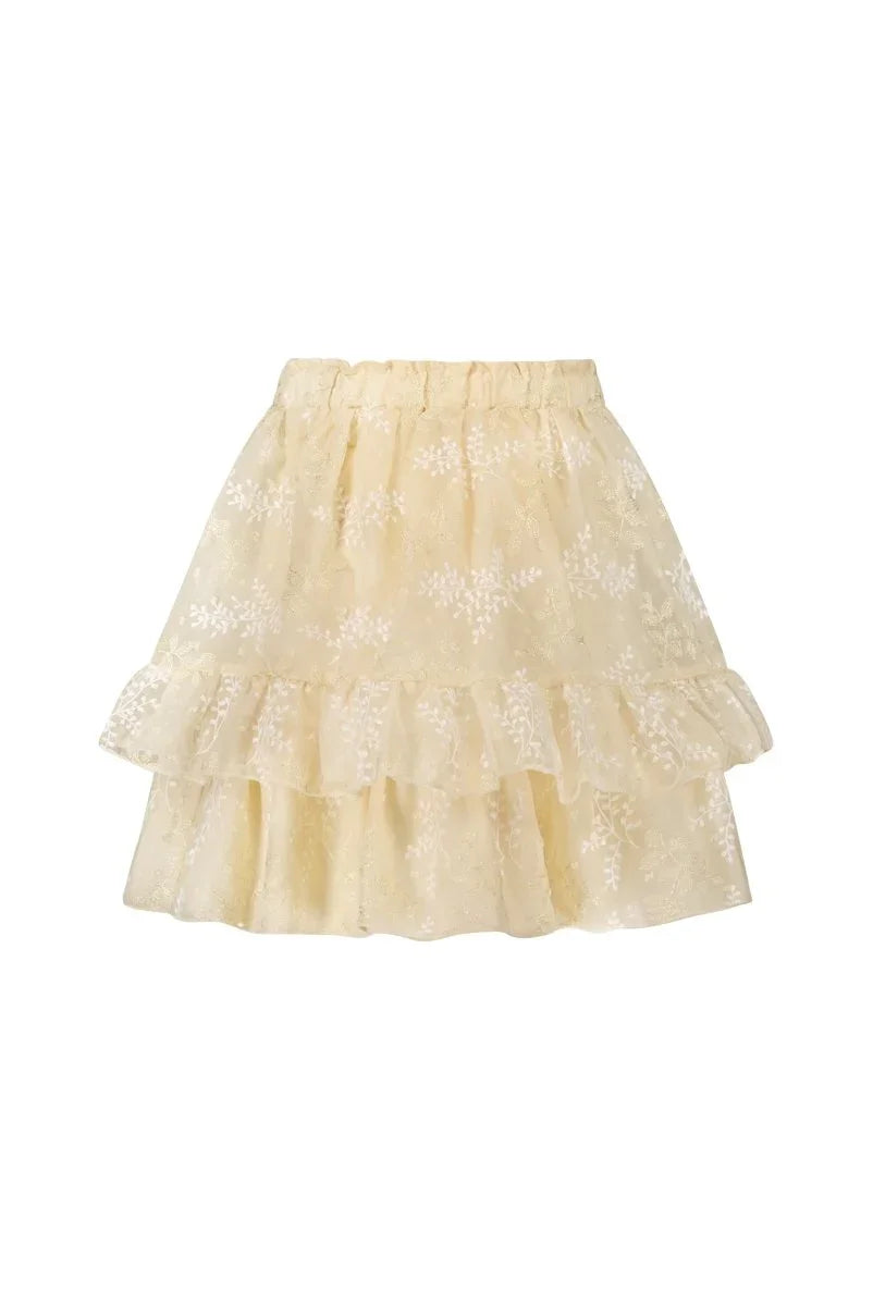 TAMAR leaf-chiffon skirt Spring/Summer '24 - Le Chic Fashion