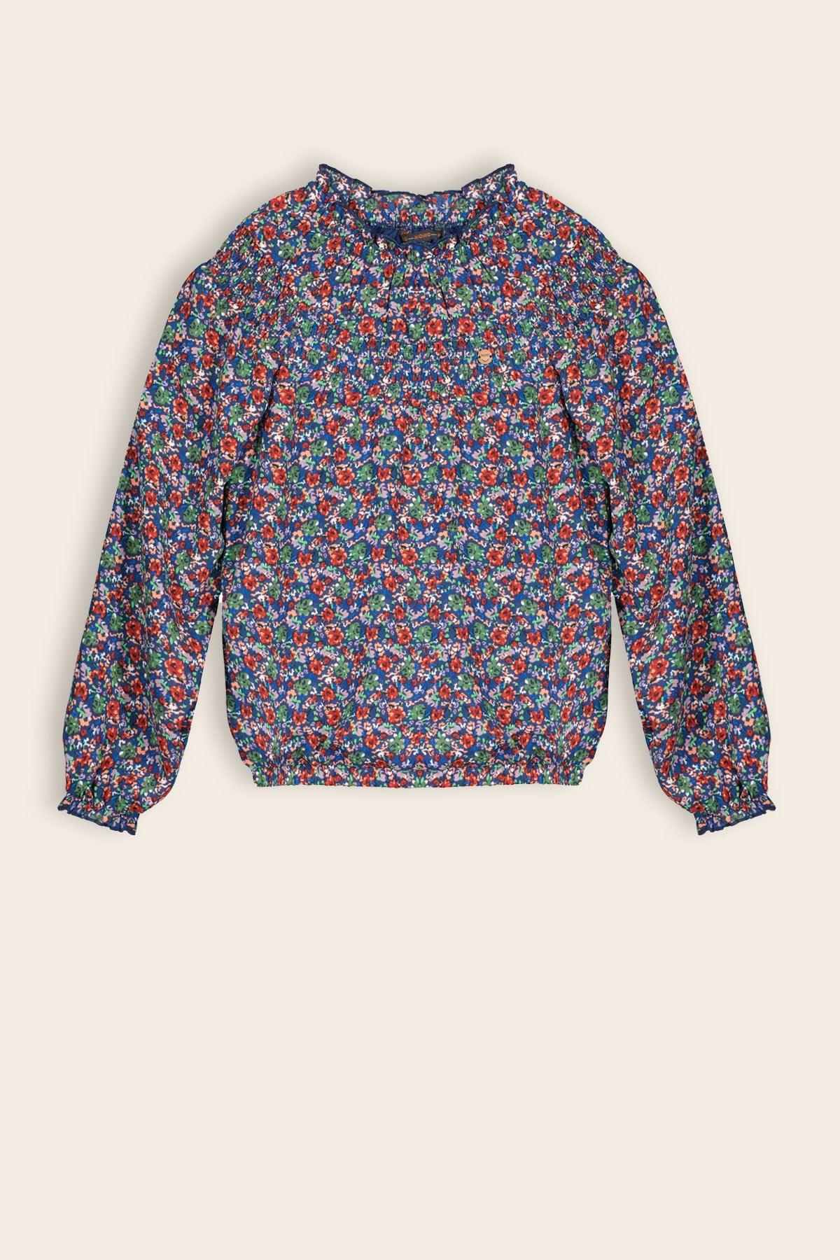 Tanily Gebloemde Blouse - NoNo Kidswear