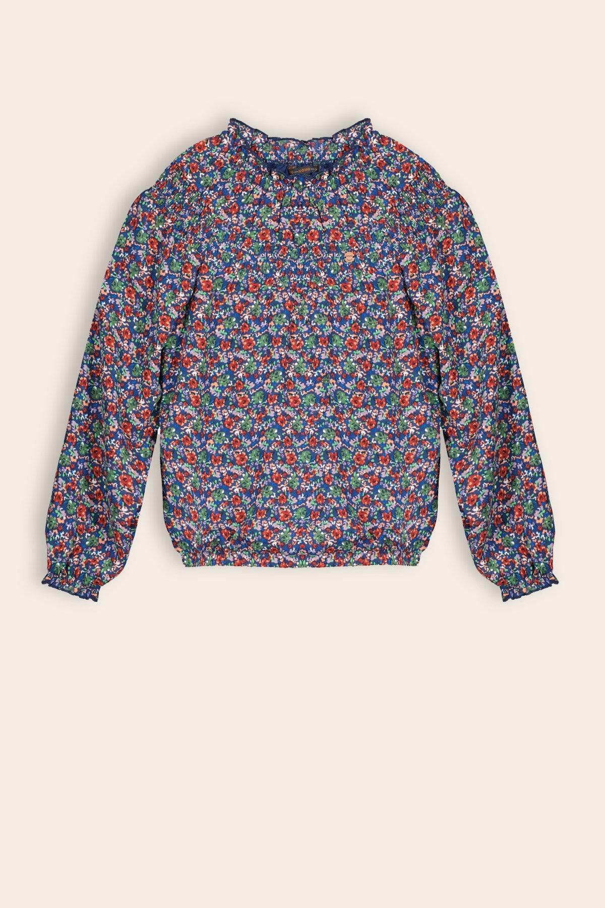 Tanily Gebloemde Blouse - NoNo Kidswear