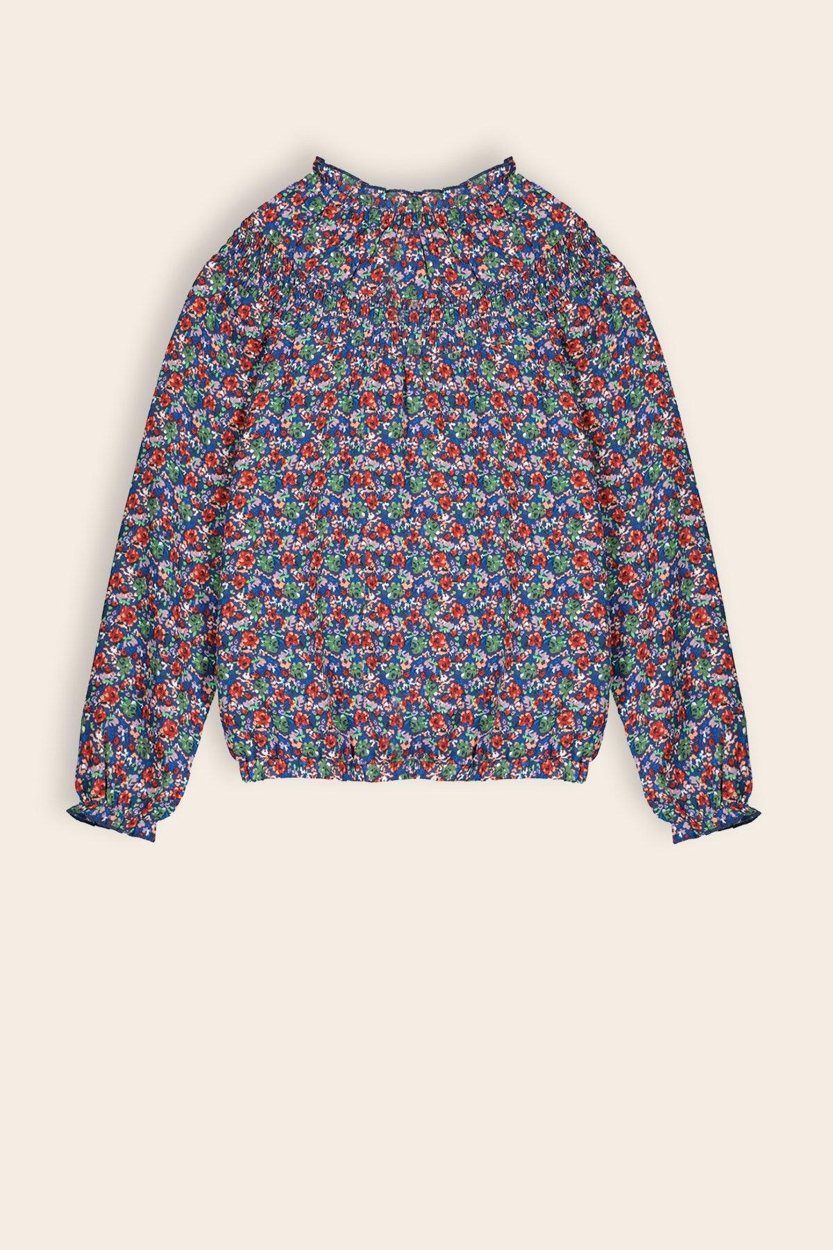 Tanily Gebloemde Blouse - NoNo Kidswear