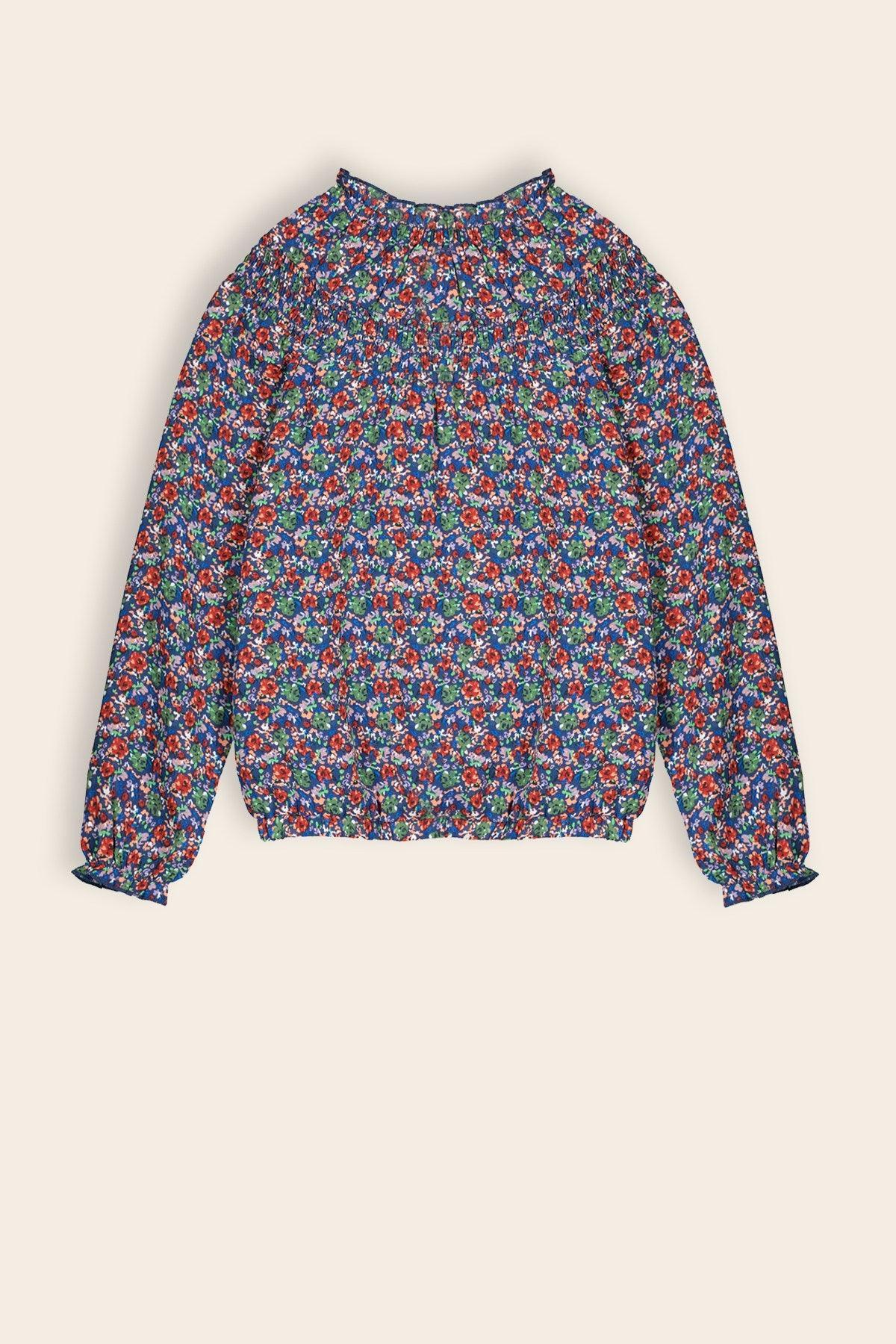 Tanily Gebloemde Blouse - NoNo Kidswear