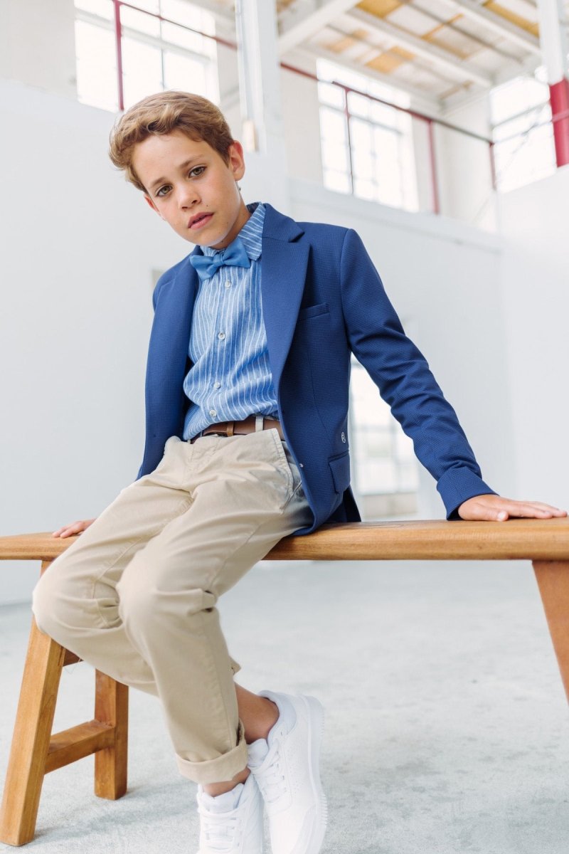 Thomas chino zand -Broeken - Red+Blu