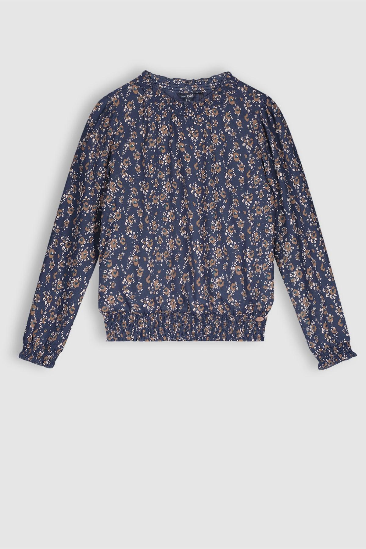 Tipi Animal Geprint Blouse - NoNo Kidswear