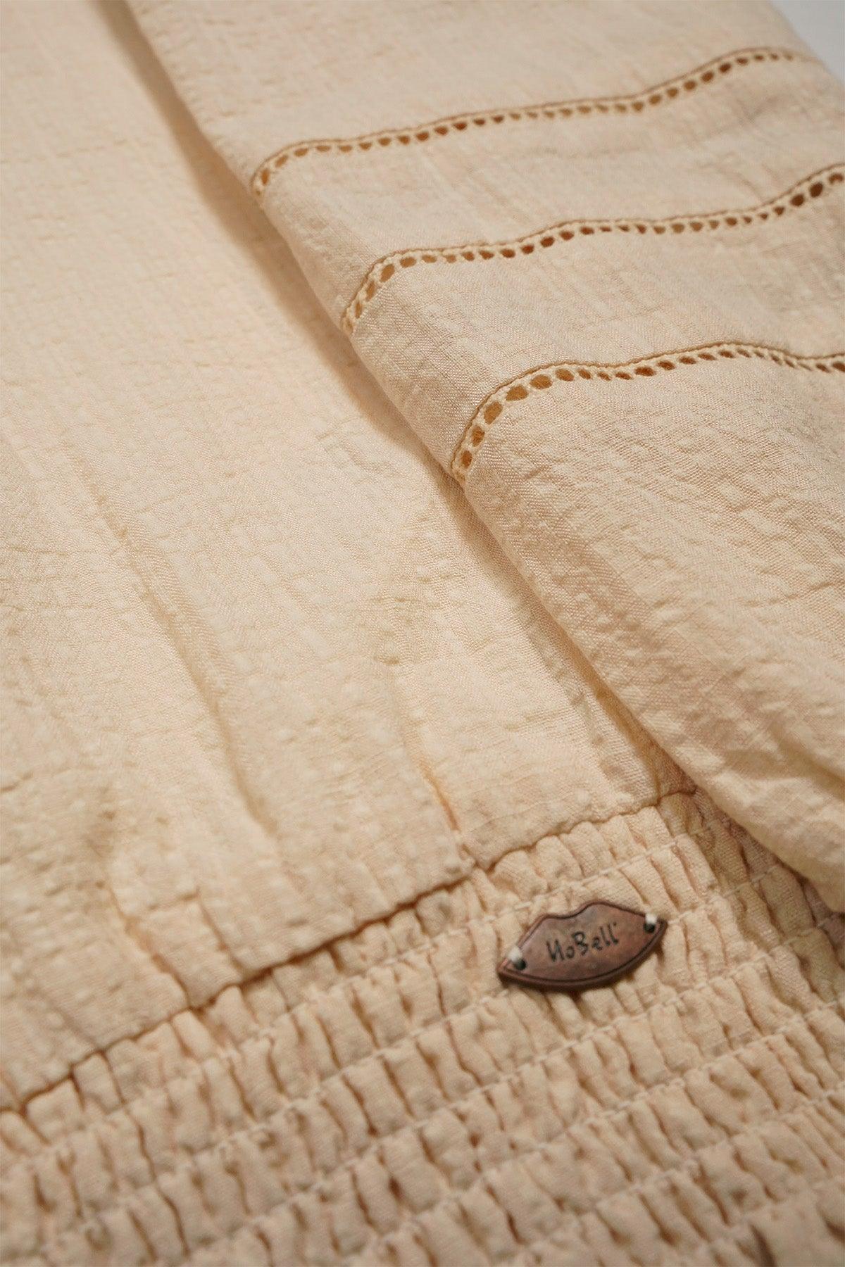 Tommie Effen Slub Katoenen Blouse - NoNo Kidswear