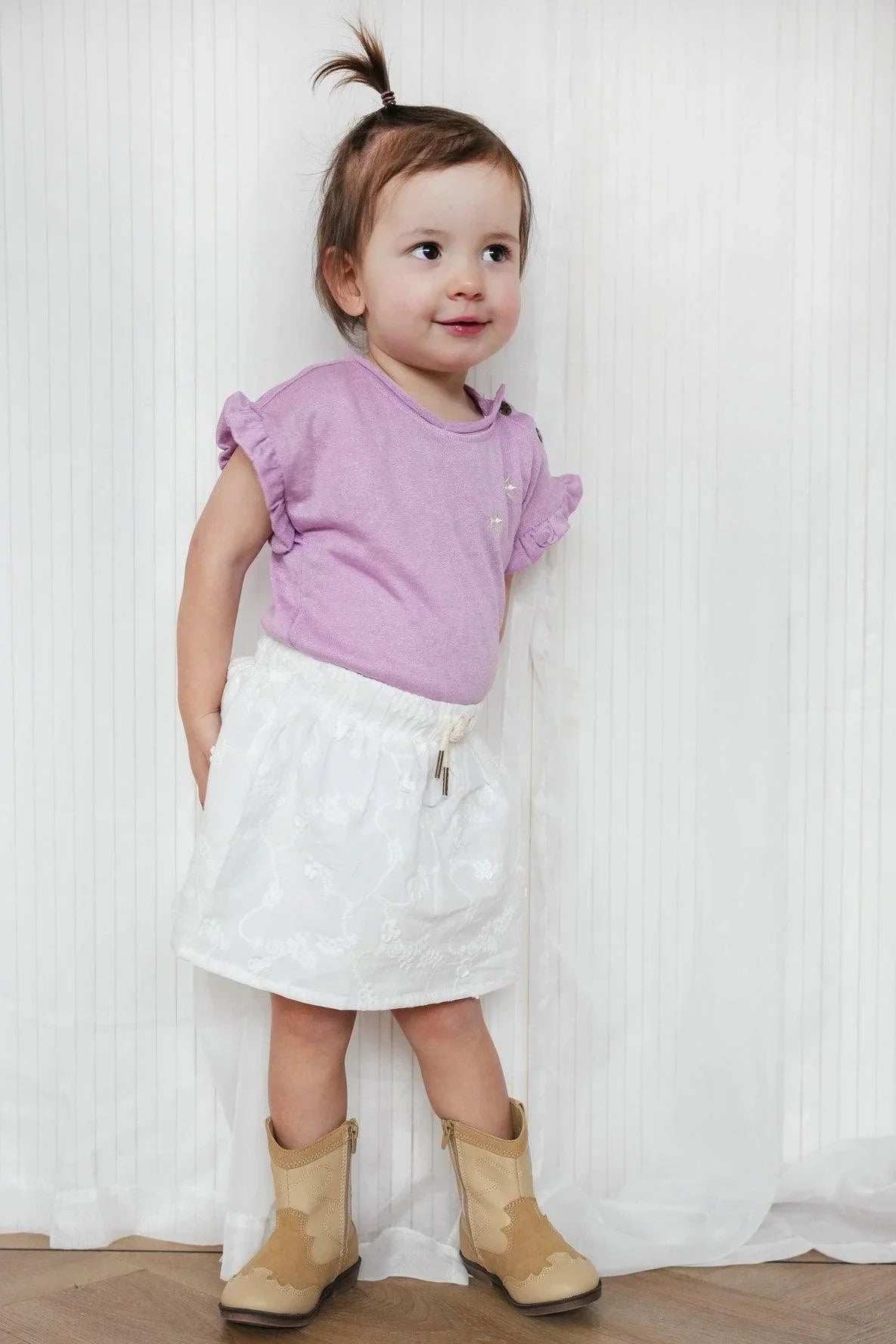 LikeFLO Top Gemma Metallic Lilac - LikeFlo