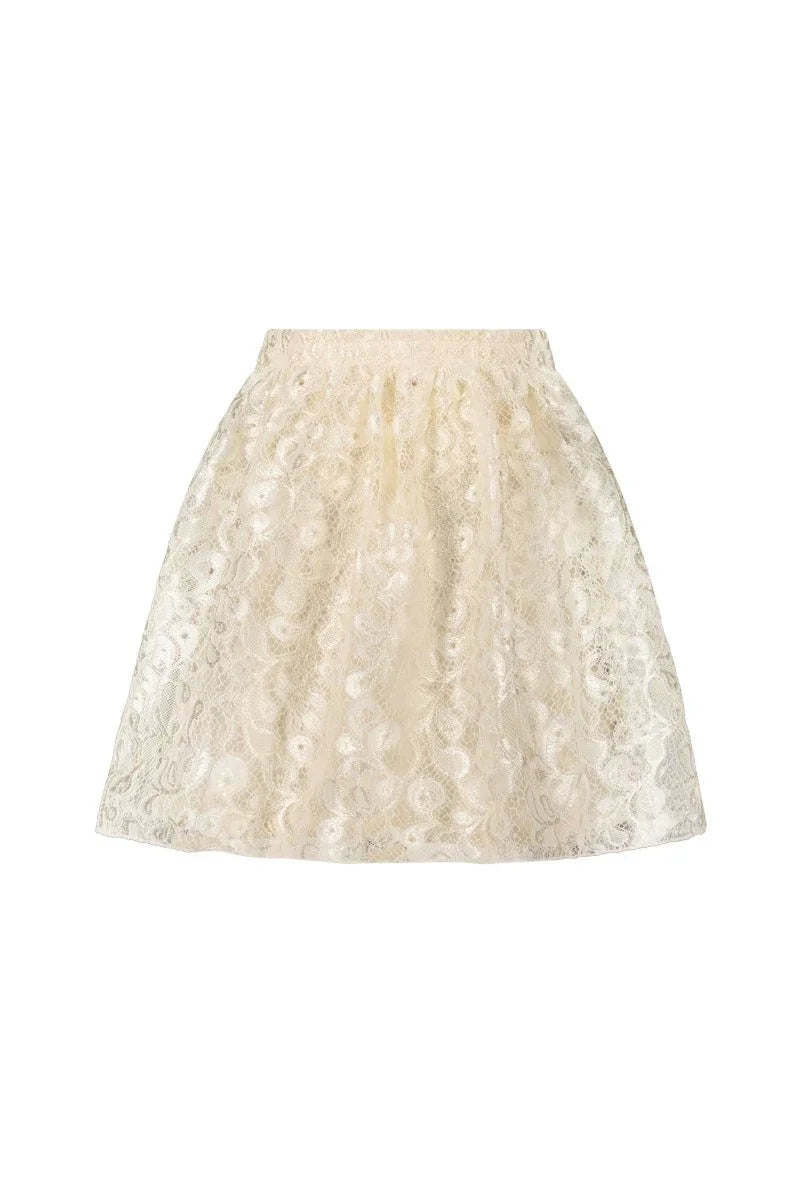 TRUTHY lace & pearls skirt Spring/Summer '24 - Le Chic Fashion
