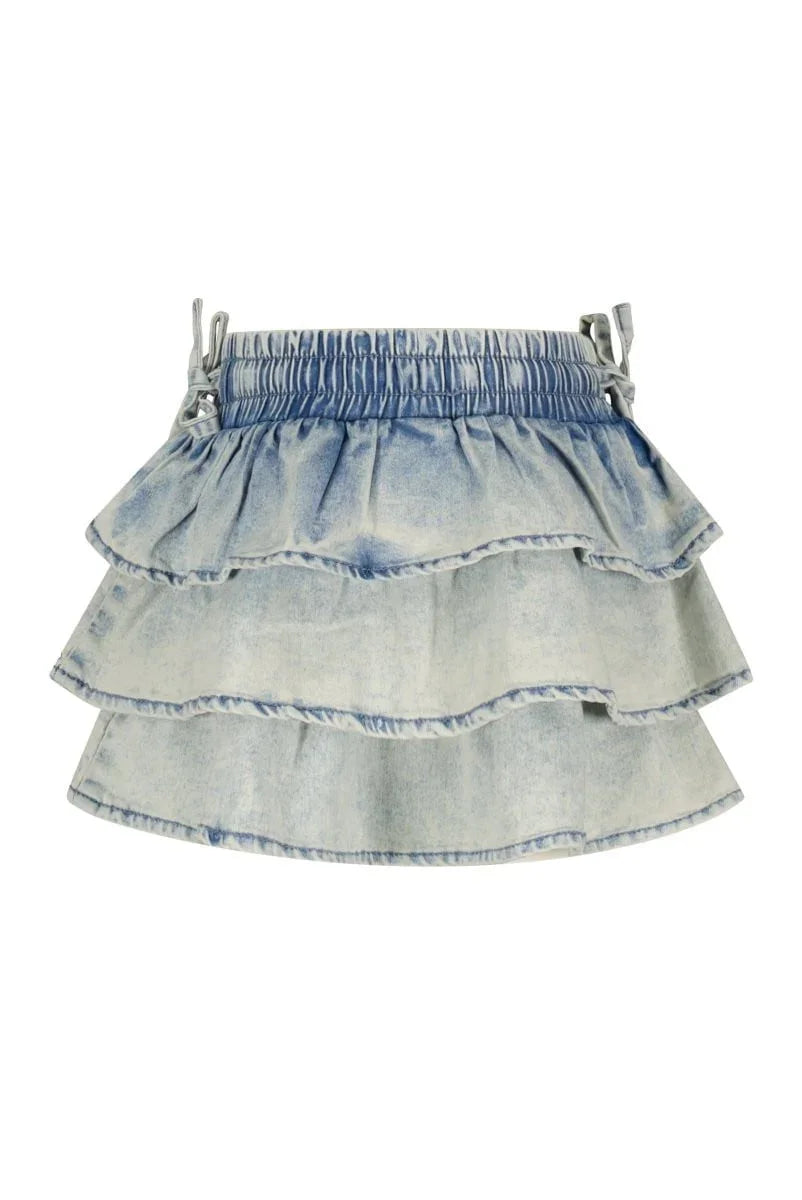 TULA denim layered skirt - Le Chic Fashion