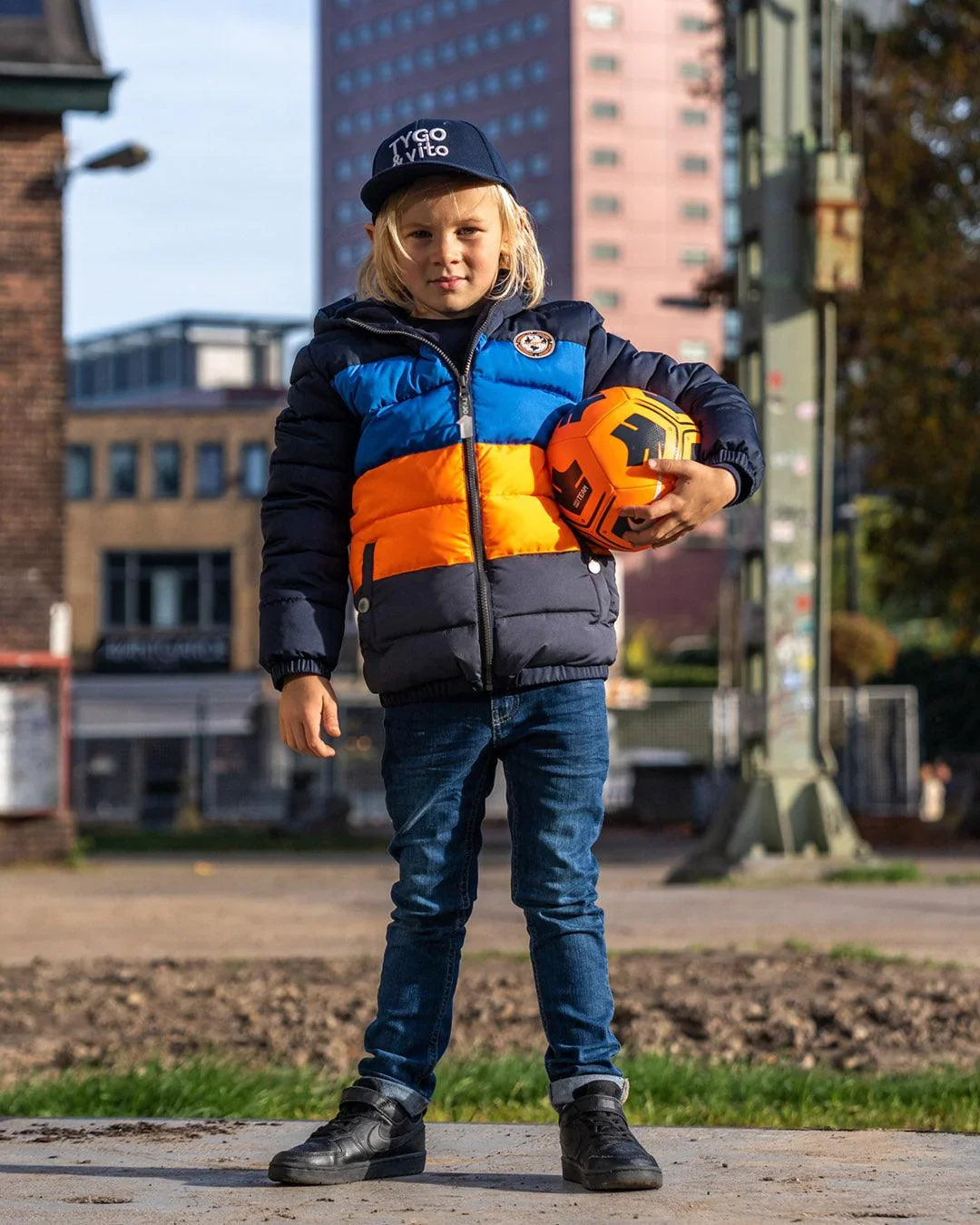 Winterjas Jarno Donker Blauw - TYGO&vito