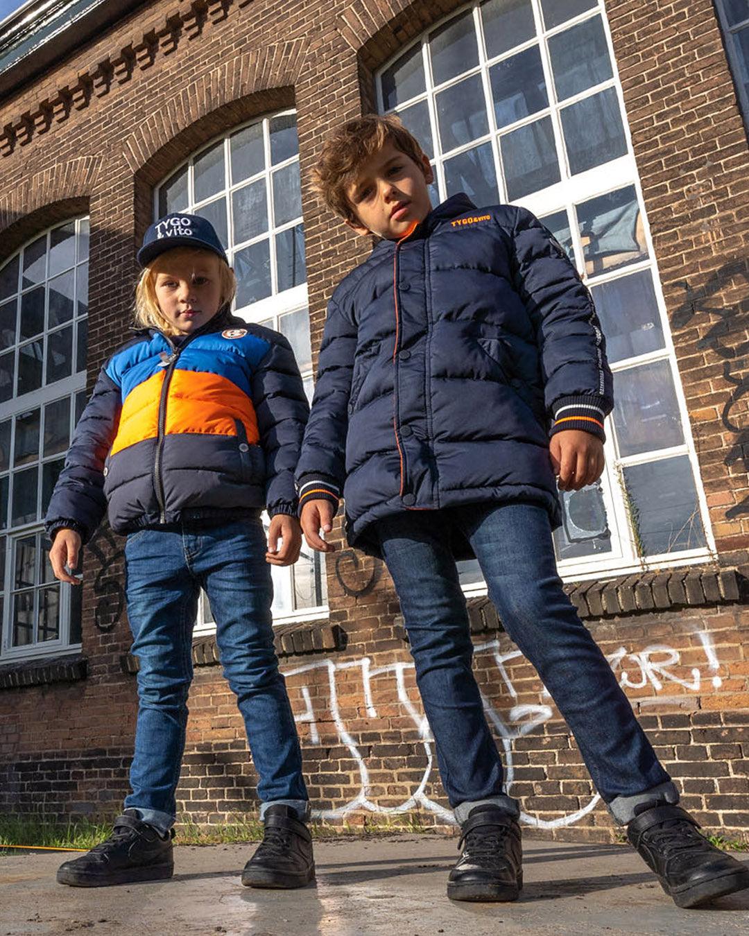 Winterjas Jarno Donker Blauw - TYGO&vito