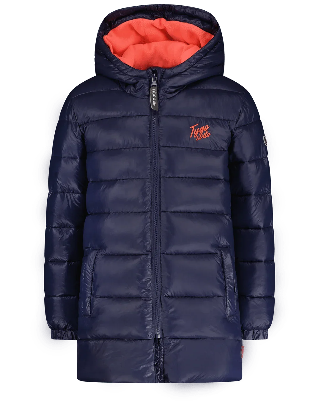 Winterjas Jasmijn Donker Blauw - TYGO&vito