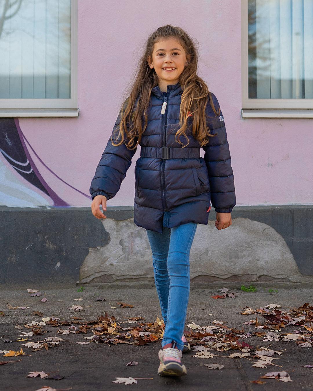 Winterjas Jasmijn Donker Blauw - TYGO&vito