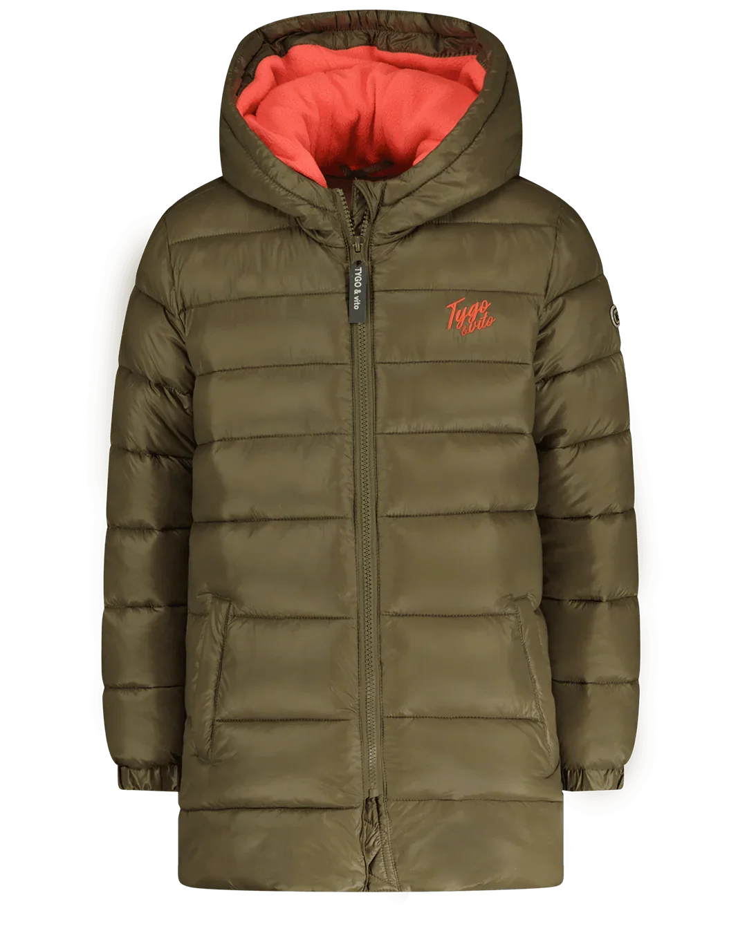 Winterjas Jasmijn Olijf Groen - TYGO&vito