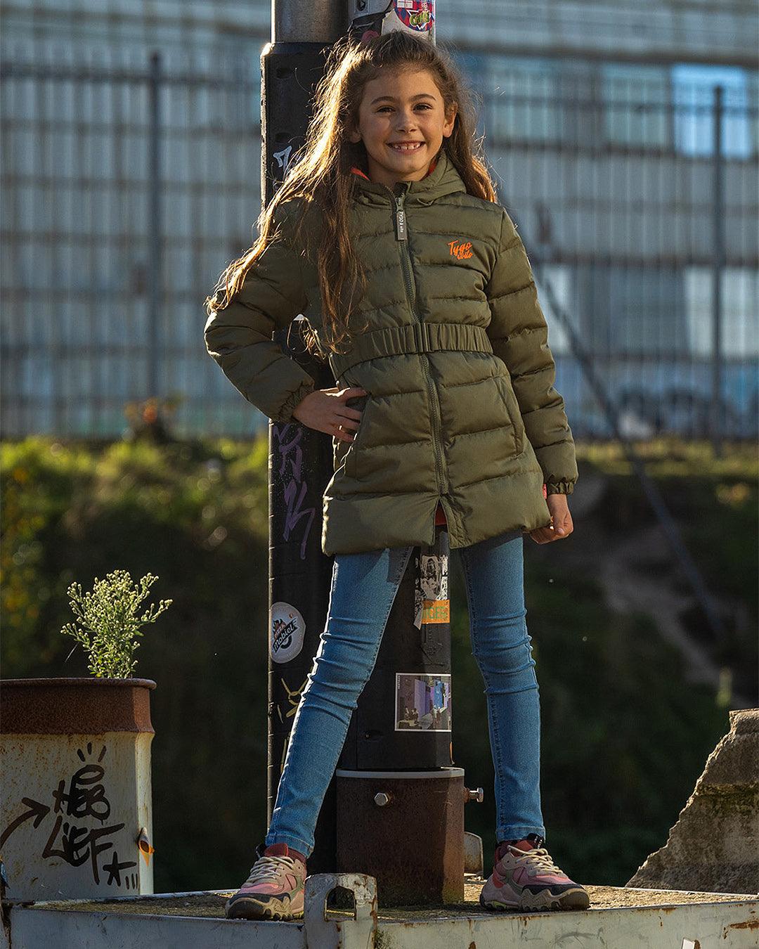 Winterjas Jasmijn Olijf Groen - TYGO&vito