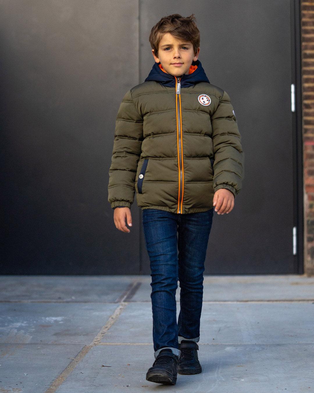 Winterjas Jelte Army Groen - TYGO&vito