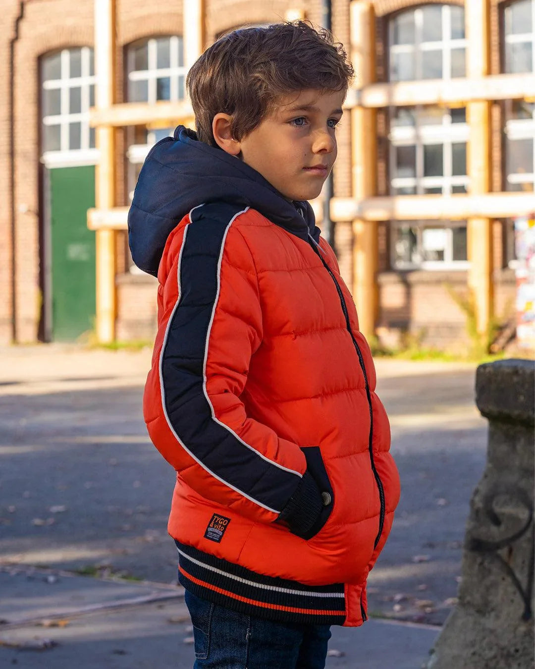 Winterjas Jos Donker Oranje - TYGO&vito