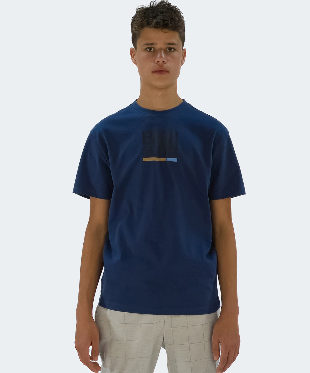 Stan T-shirt Ensign Blue - mooiemerken.nl