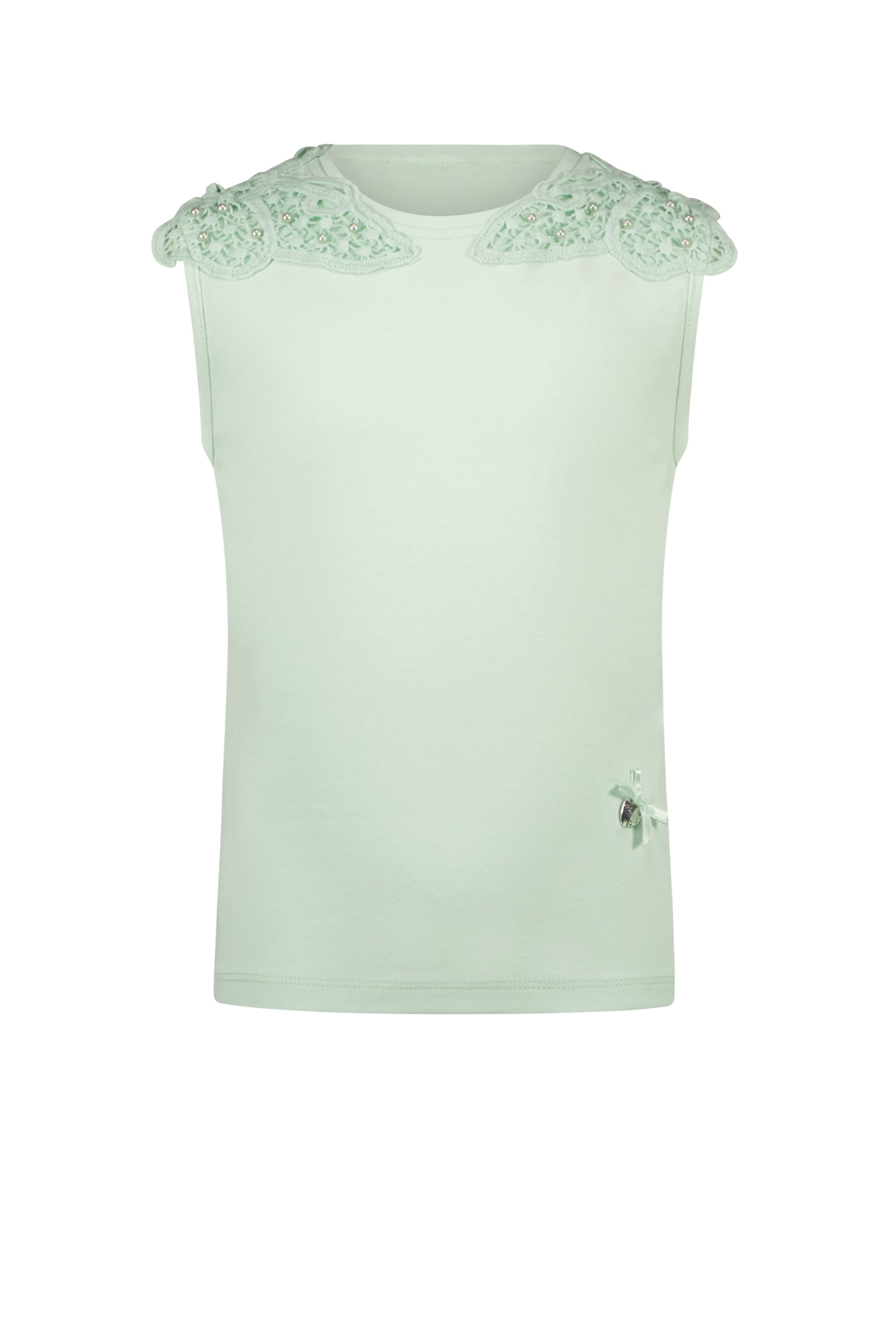 NOOSHY butterfly lace T-shirt