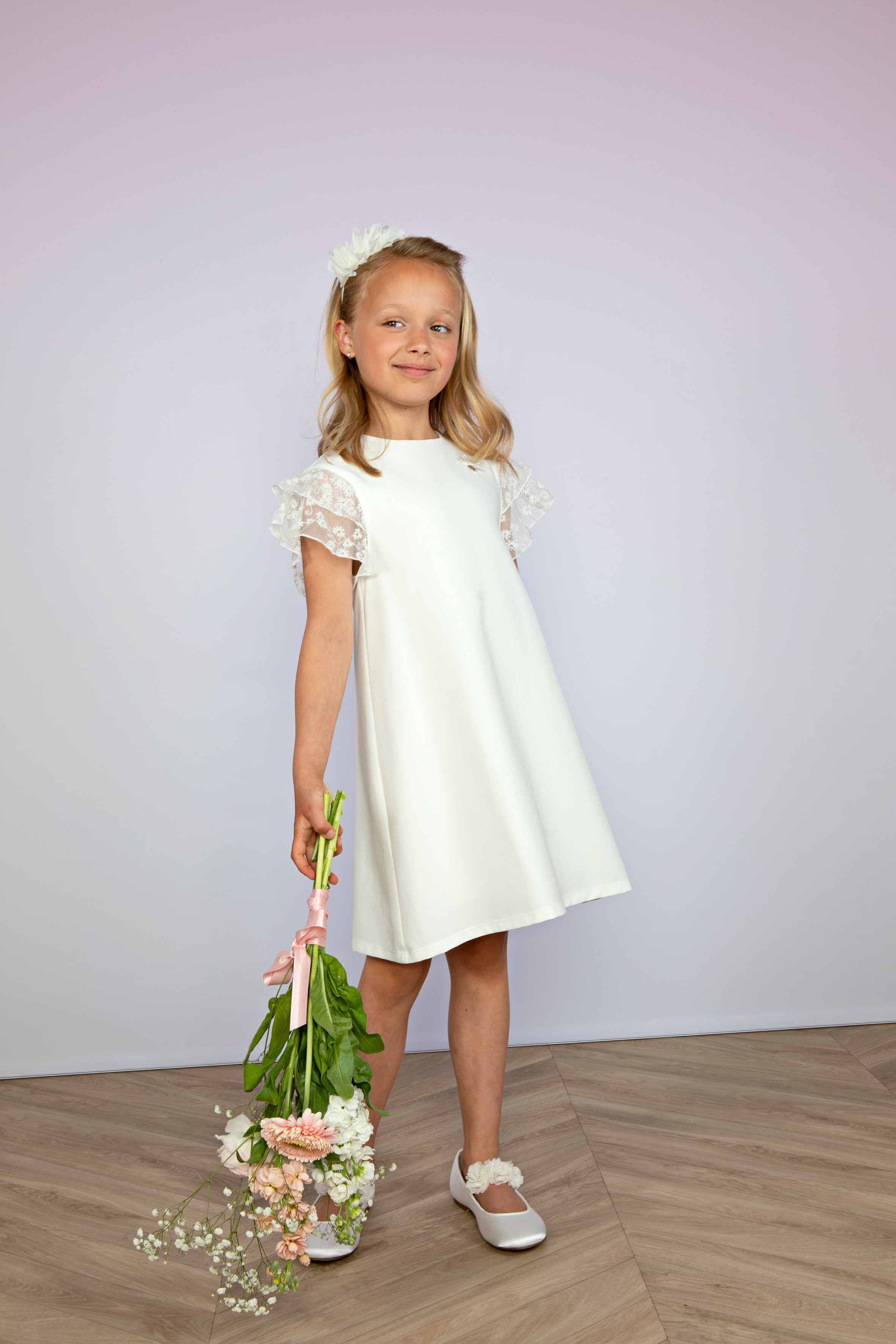 SIV crepe & lace dress - mooiemerken.nl