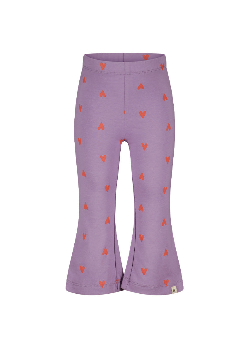 Puk flared pants purple - mooiemerken.nl