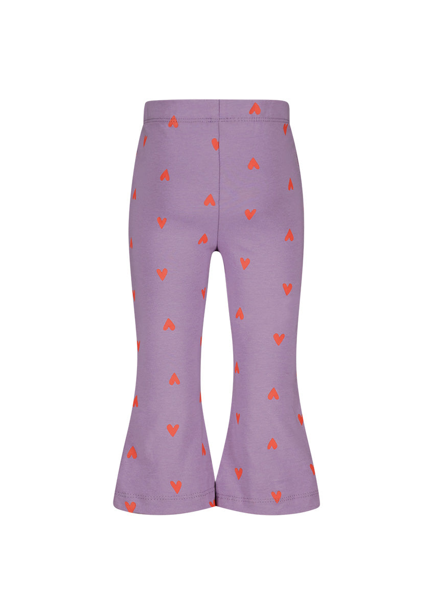 Puk flared pants purple - mooiemerken.nl