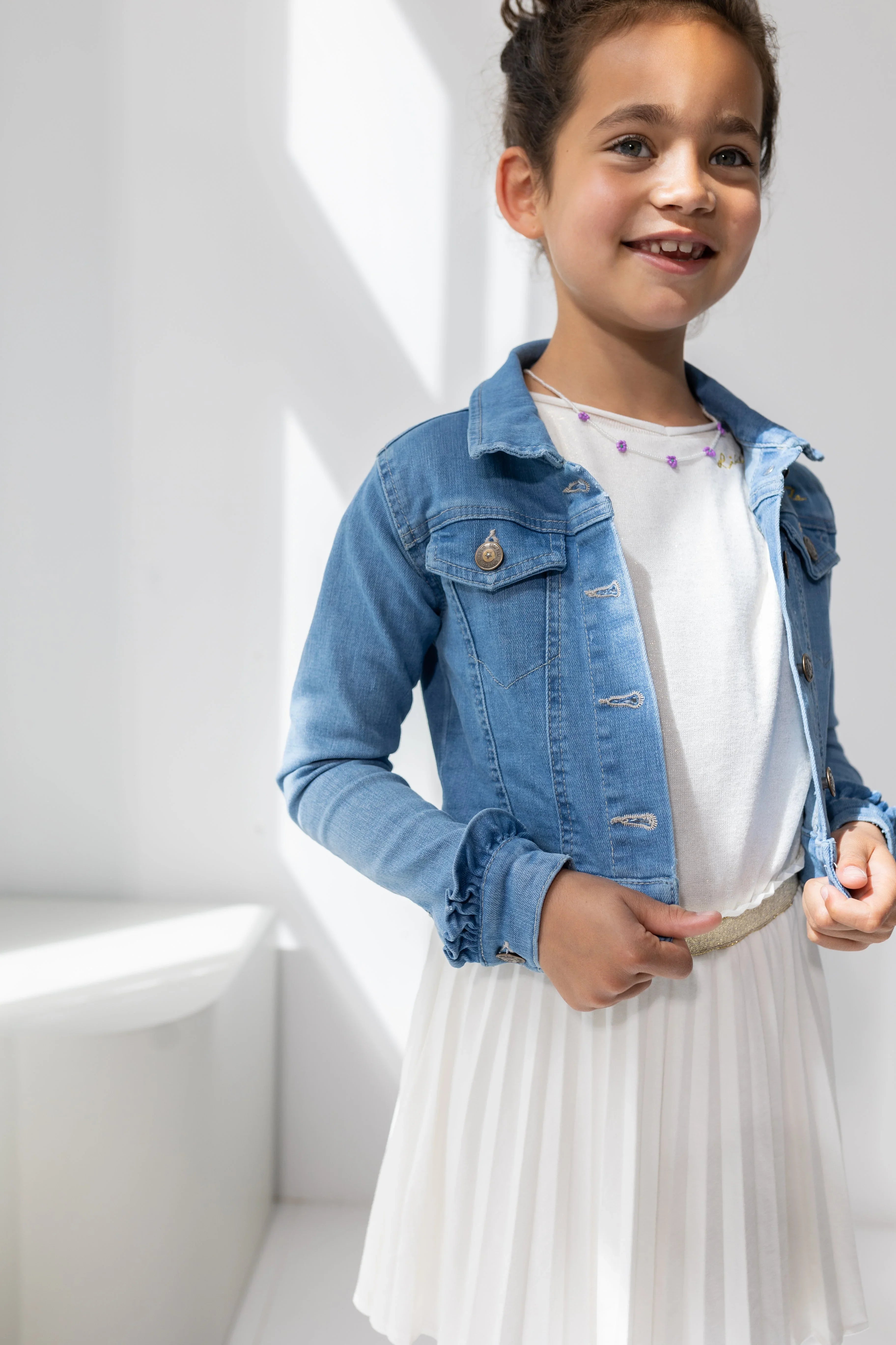 LikeFLO Flo Girls Ls Denim Jacket - LikeFlo