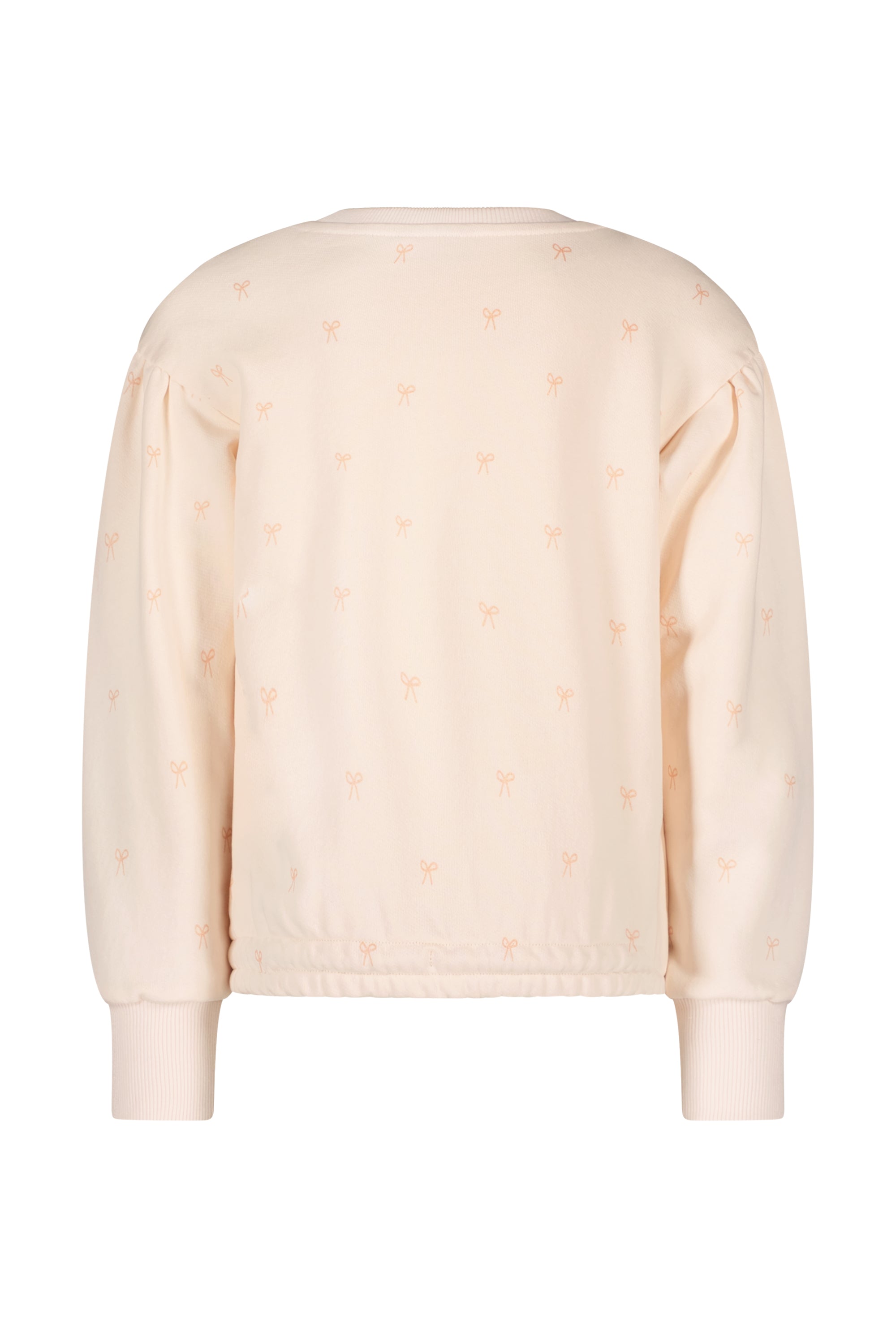 Like Flo girls sweater AOP bow Sorbet - mooiemerken.nl