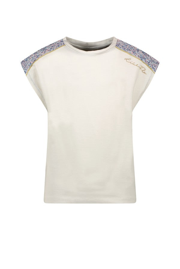 Like Flo girls AOP small flower fancy t-shirt - mooiemerken.nl